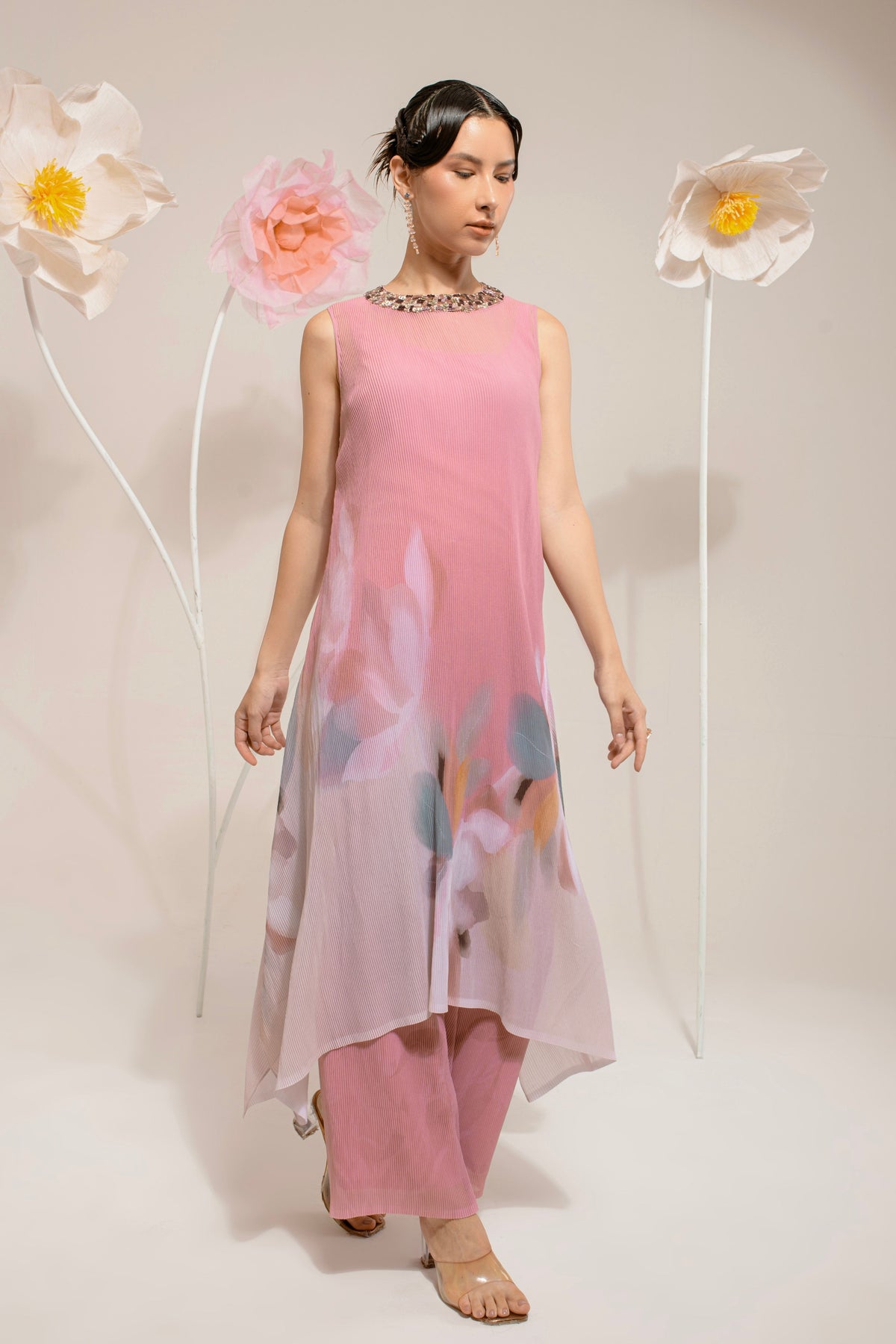 Prench Pink Tunic set
