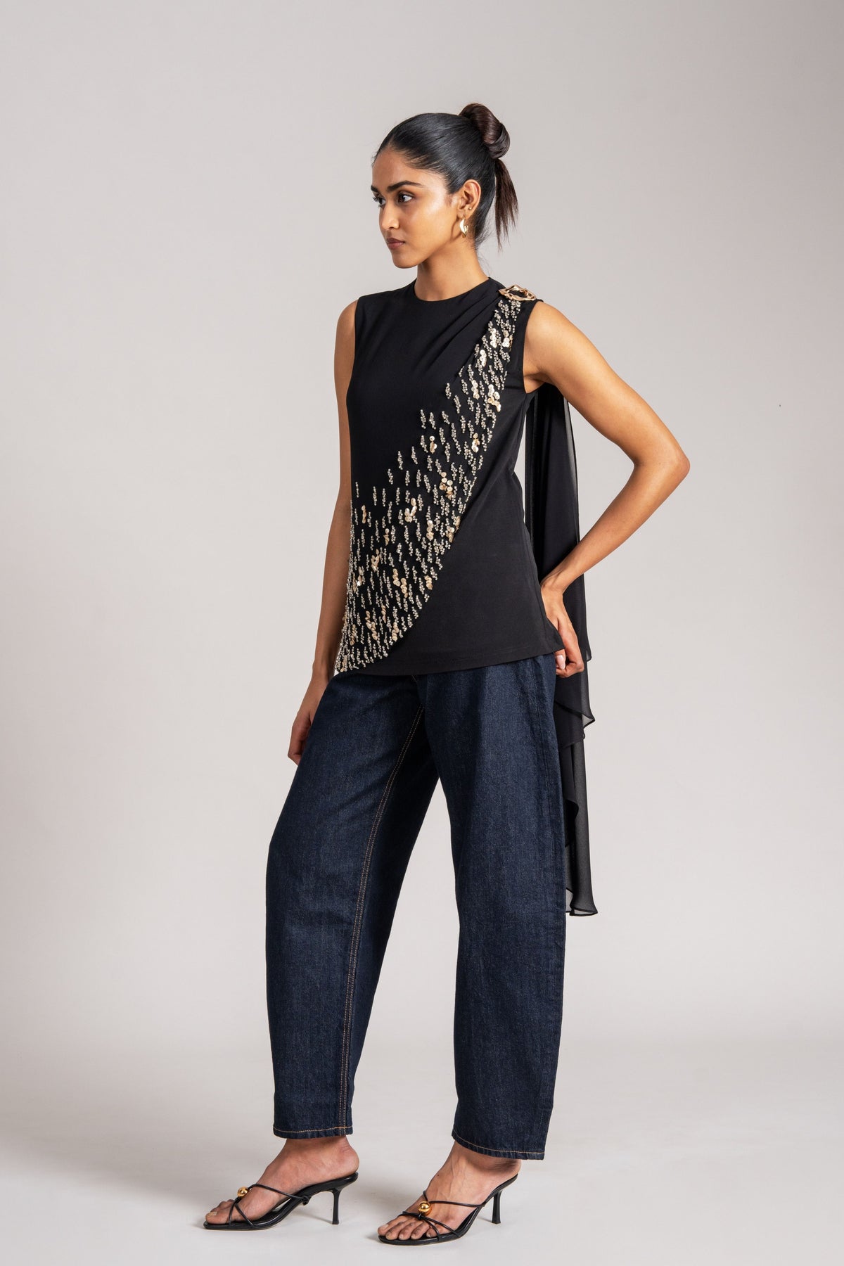 Cosmic Dust Draped Top