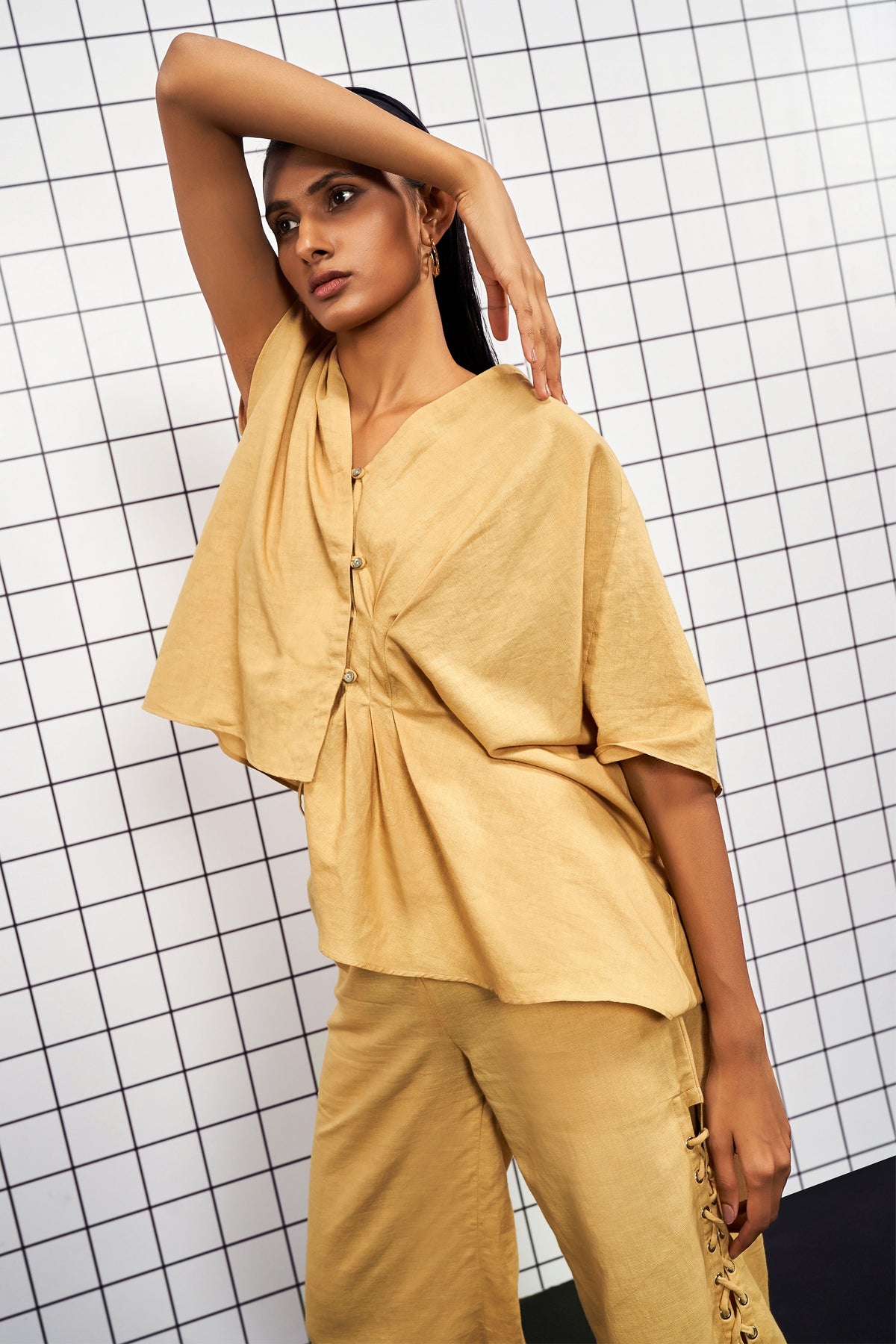 Lime Baggy Co-ord Set