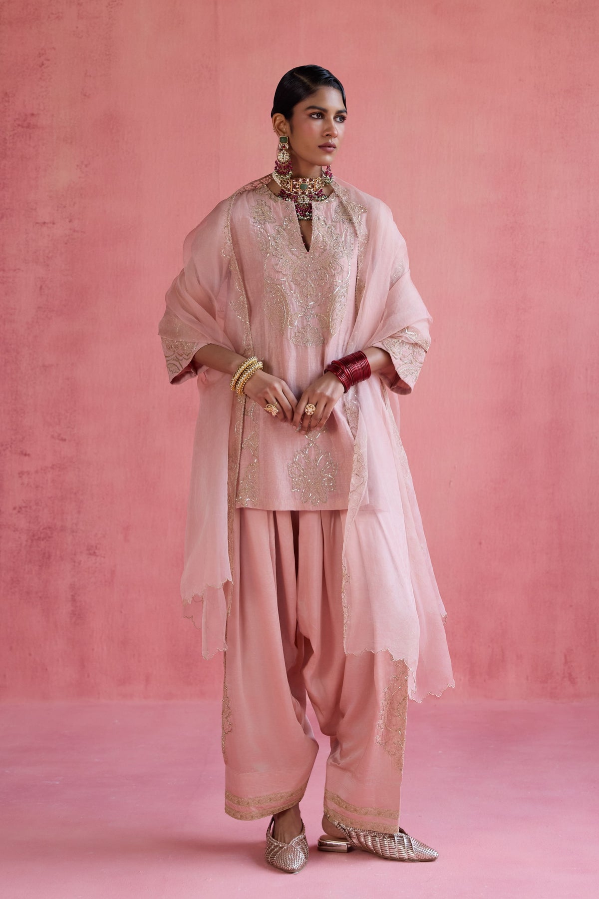Inaya Pink Kurta Set