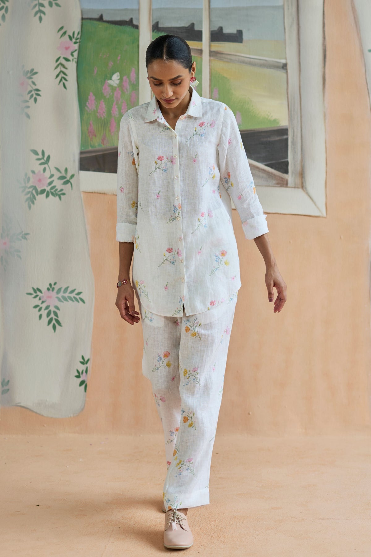 Florist Co-ord Set Linen