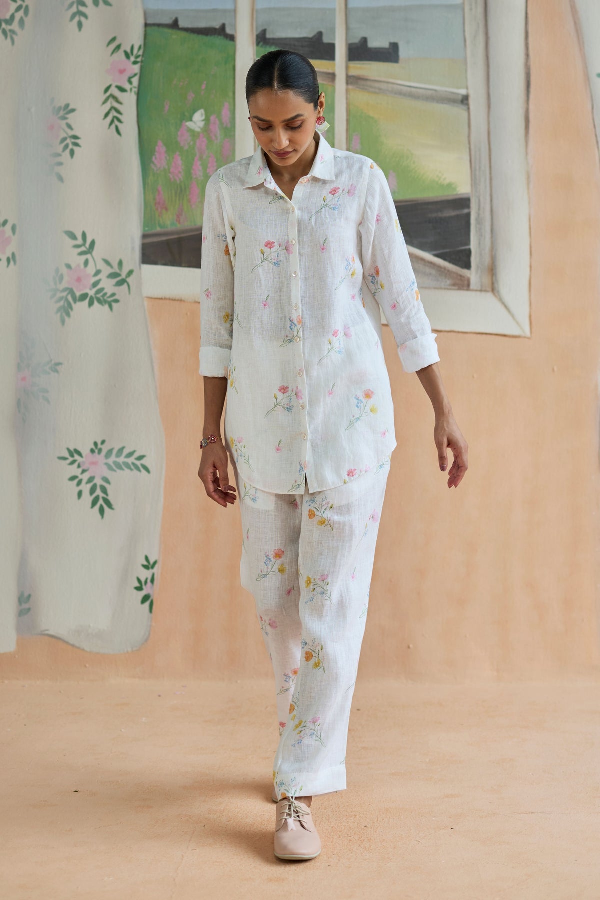 Florist Co-ord Set Linen