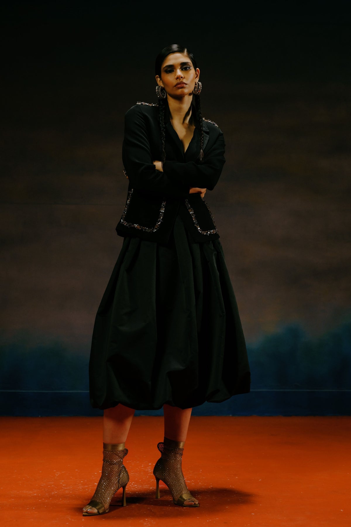 Crystal Work Blazer