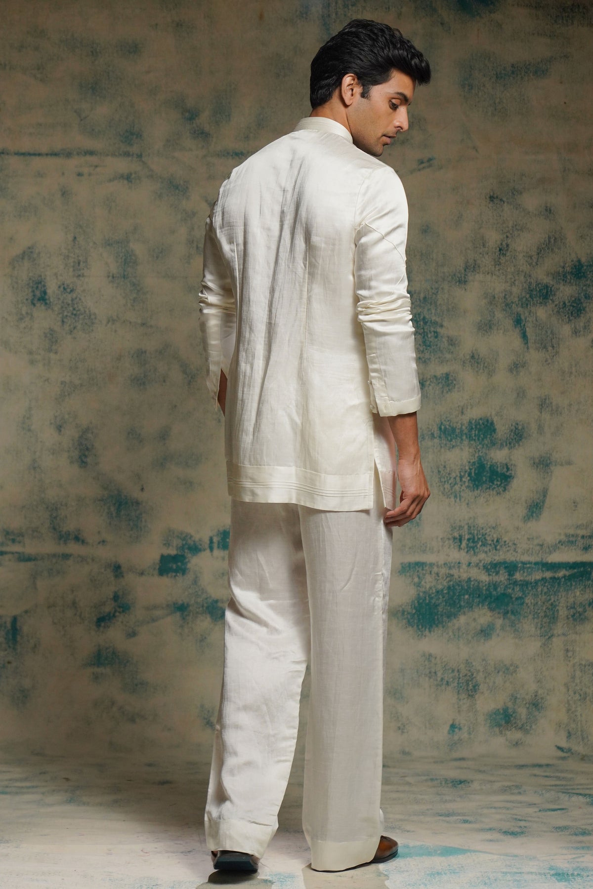 Classic Ivory Short Jacket Set