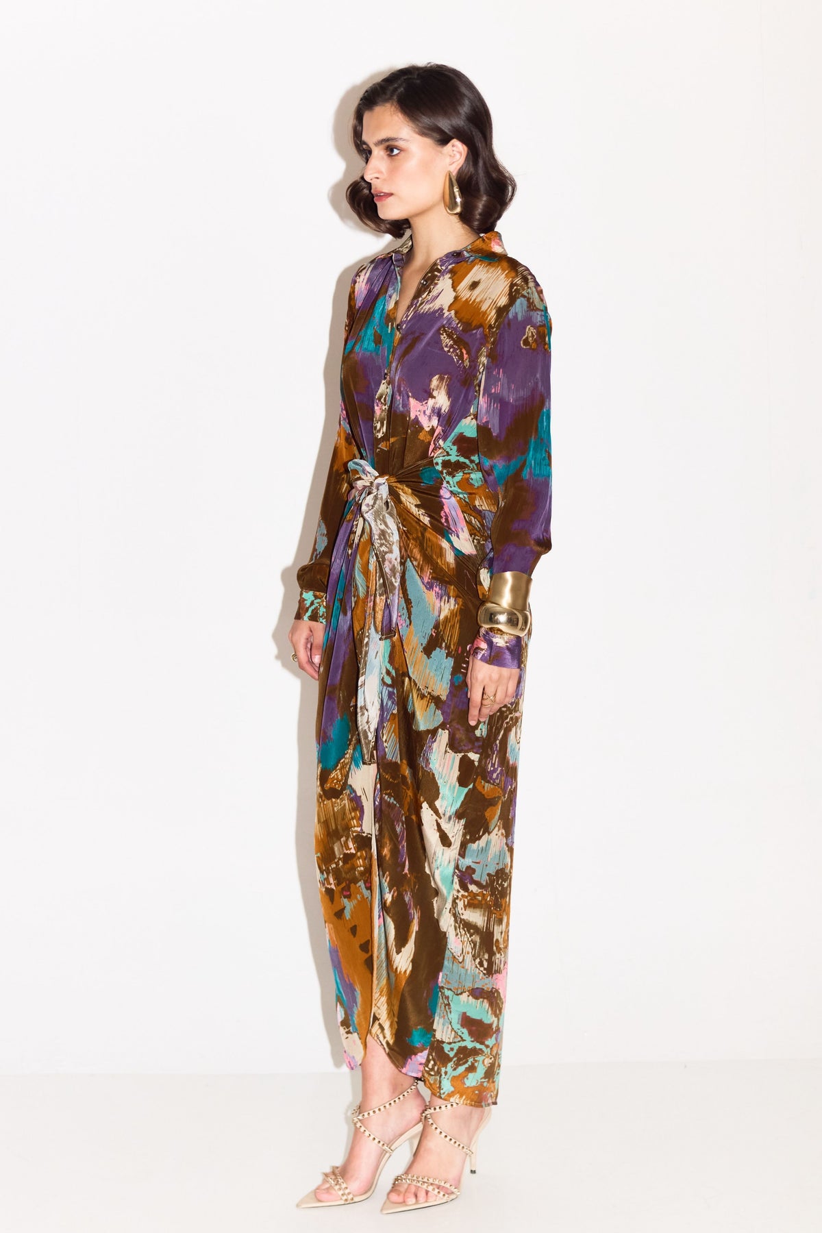 Opal Printed Layered Dress