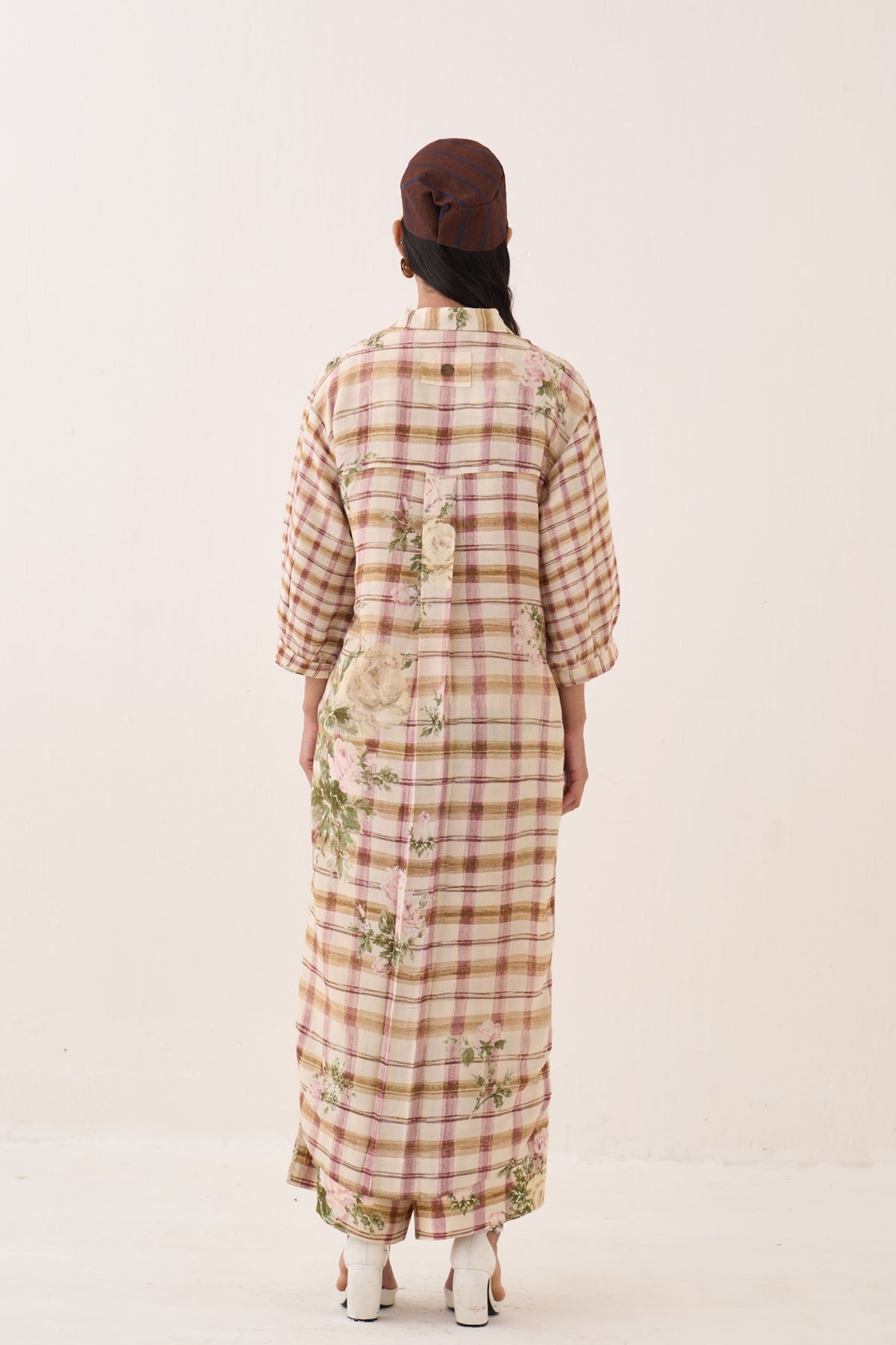 Jaali Rose Trench Jacket