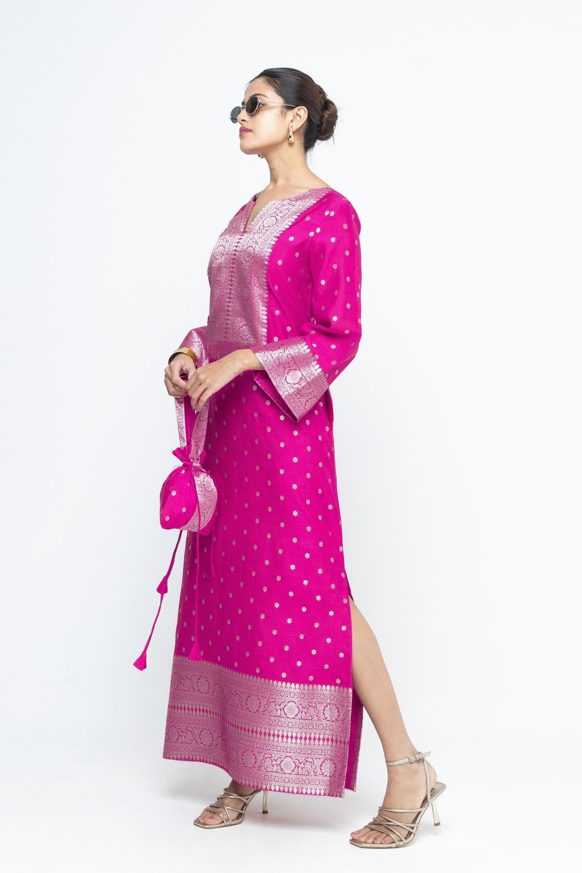 Nats Pink Statement Kaftan