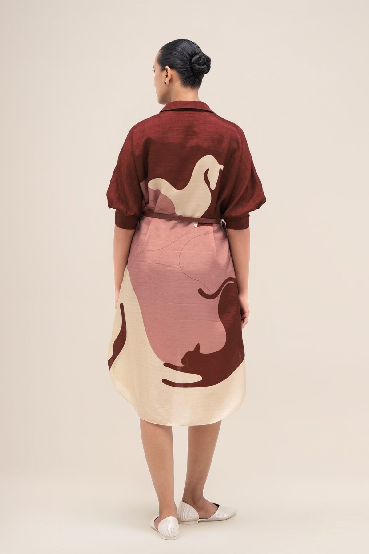 Lina Brick Dress