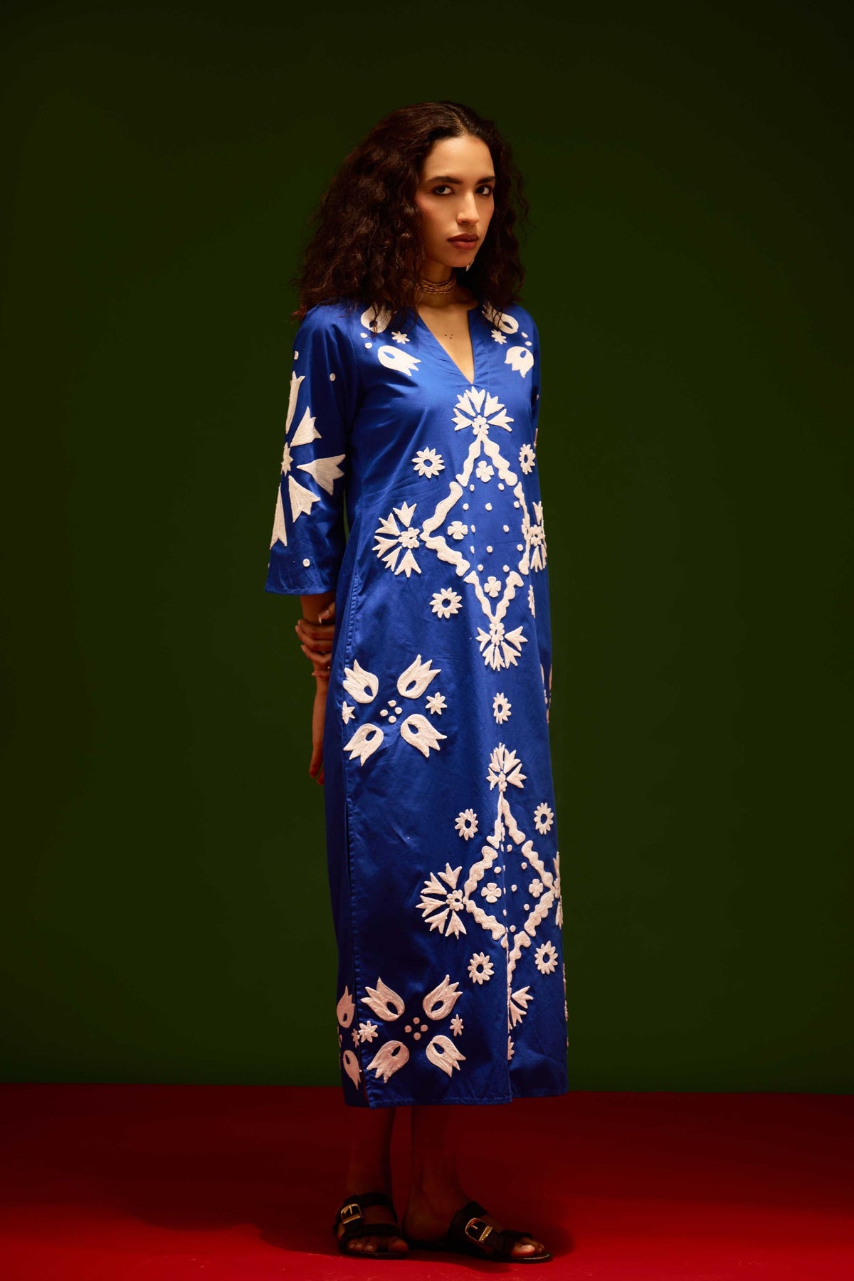 Blue Sitara Maxi Dress
