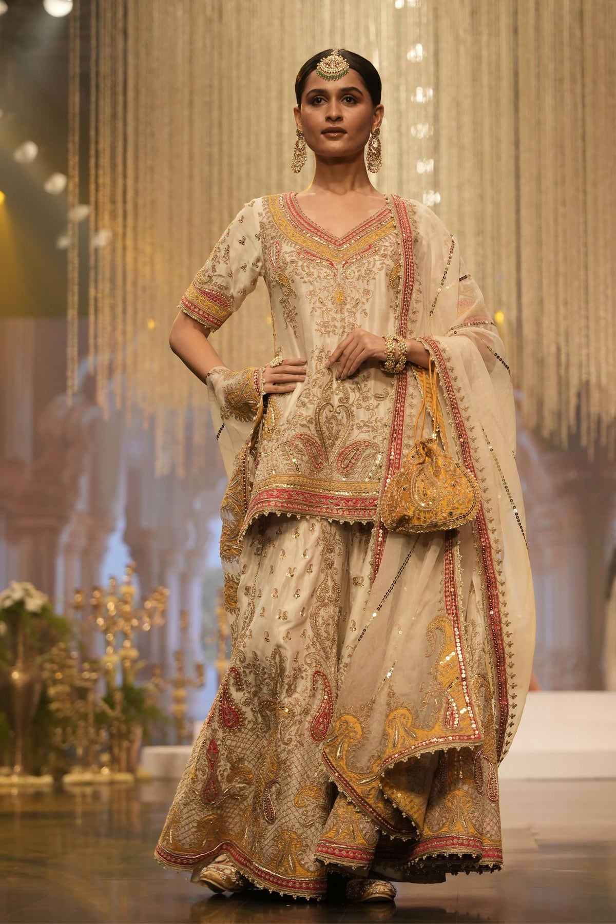 Daisy Ivory Sharara Set