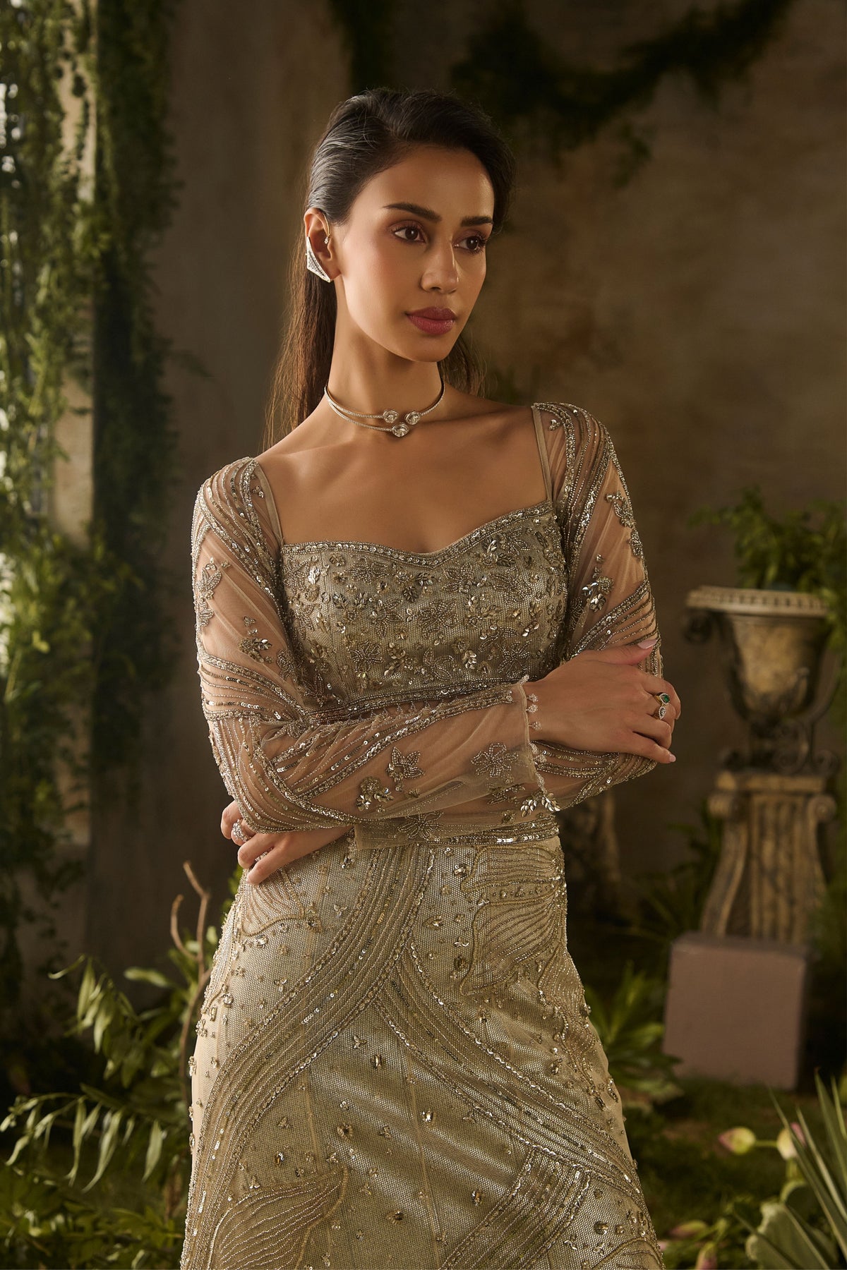Molten Luxe Lehenga Set