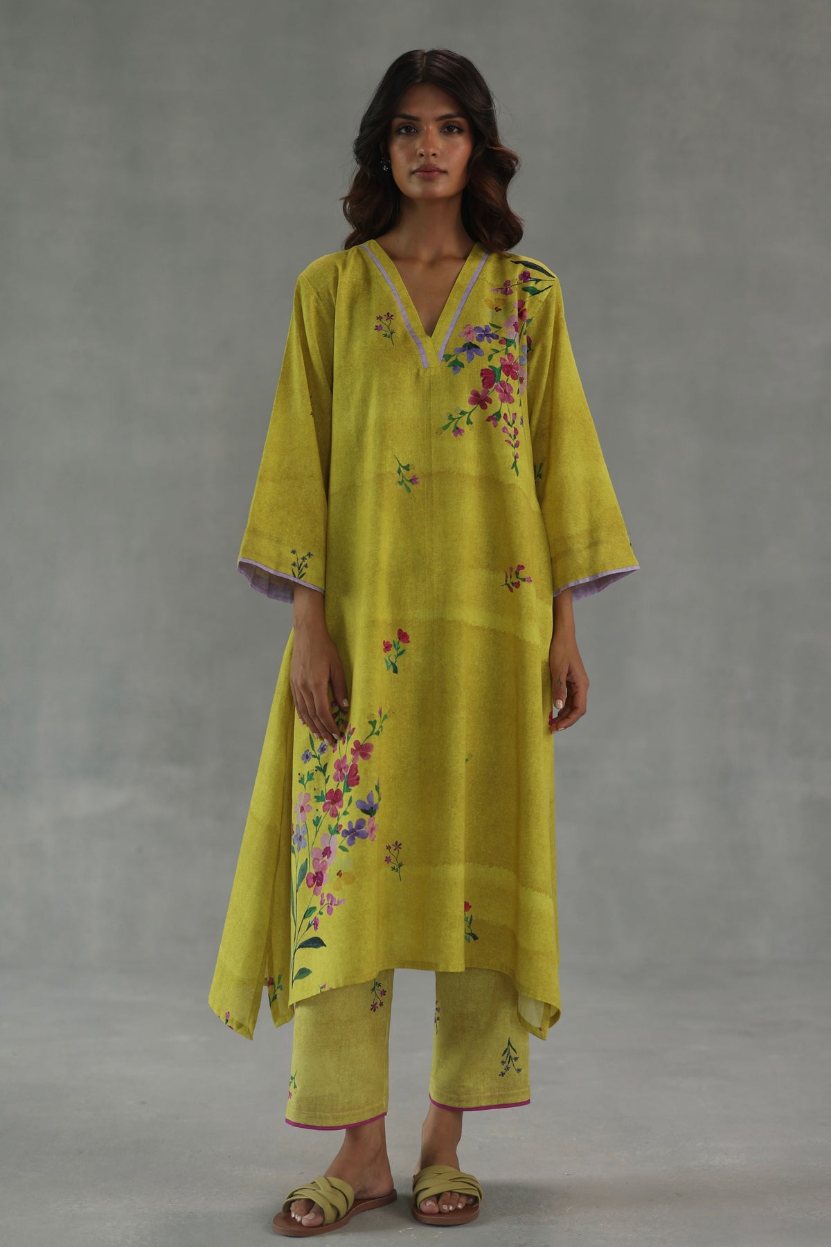 Yellow Viola Kurta Set