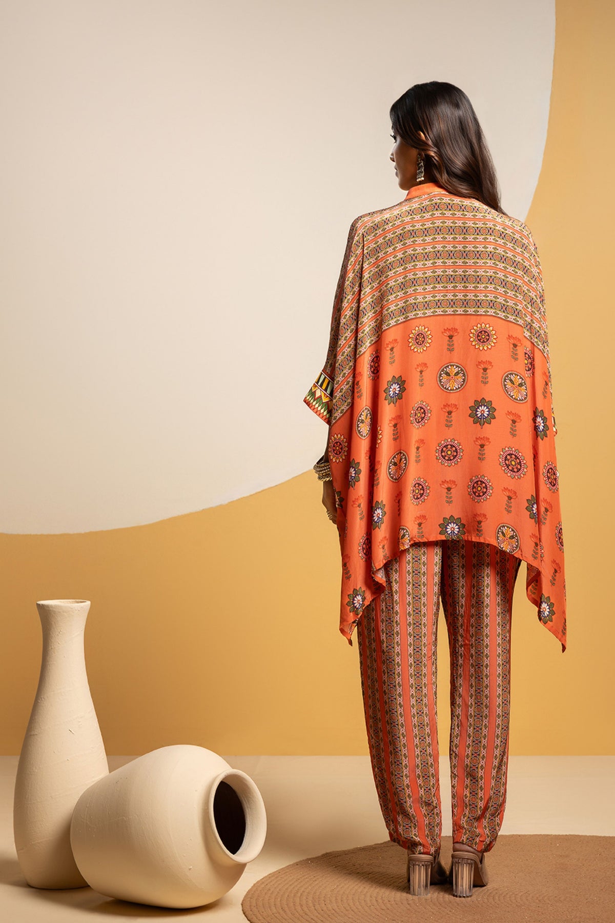 Embellished Kimono Kurta Set