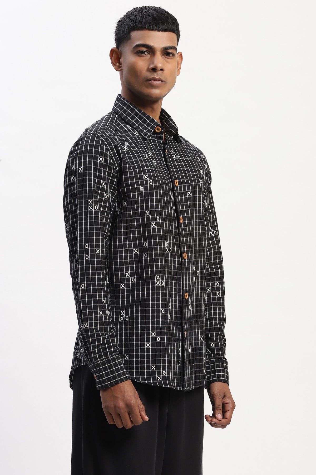 Black Tic Tac Toe Shirt