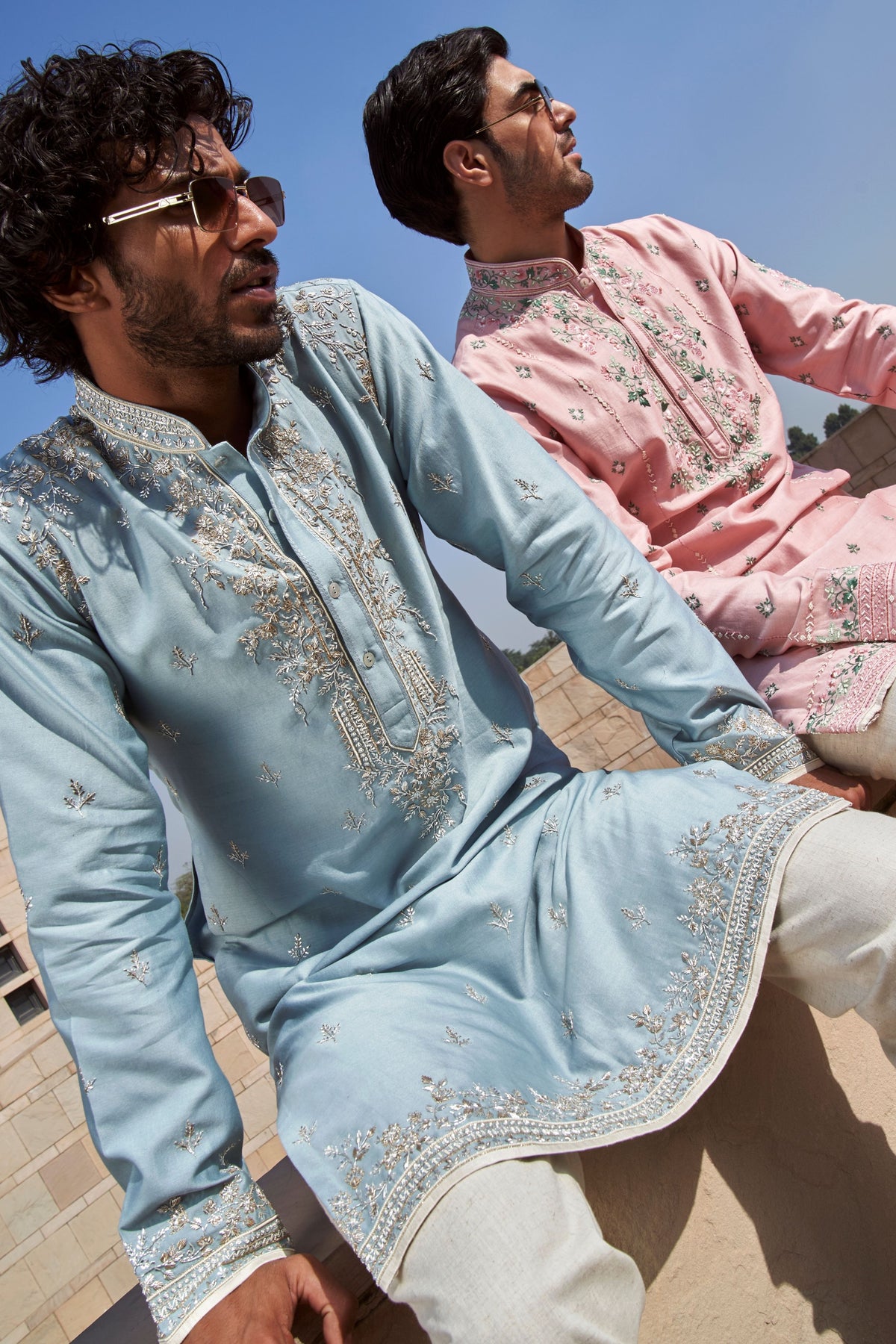 Soft Pink Tutty Fruity Kurta