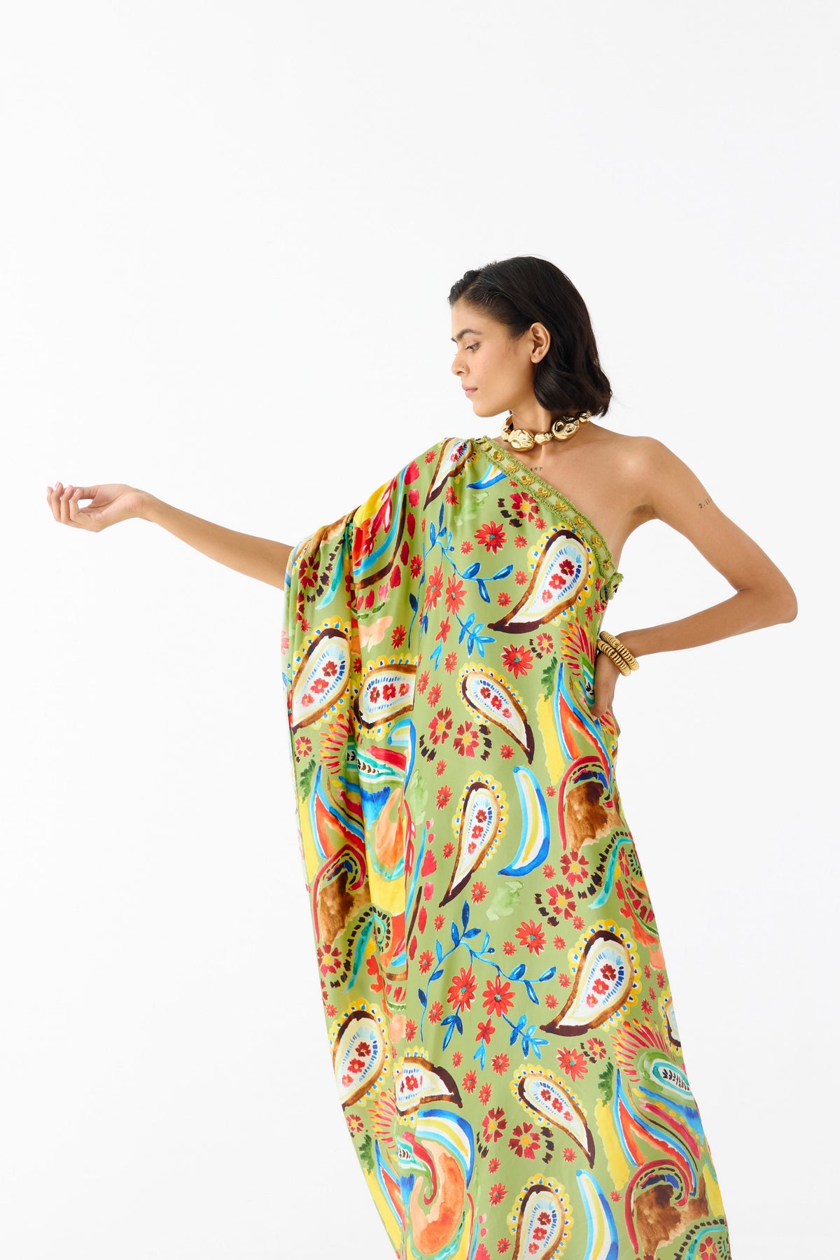 Antella One Shoulder Dress