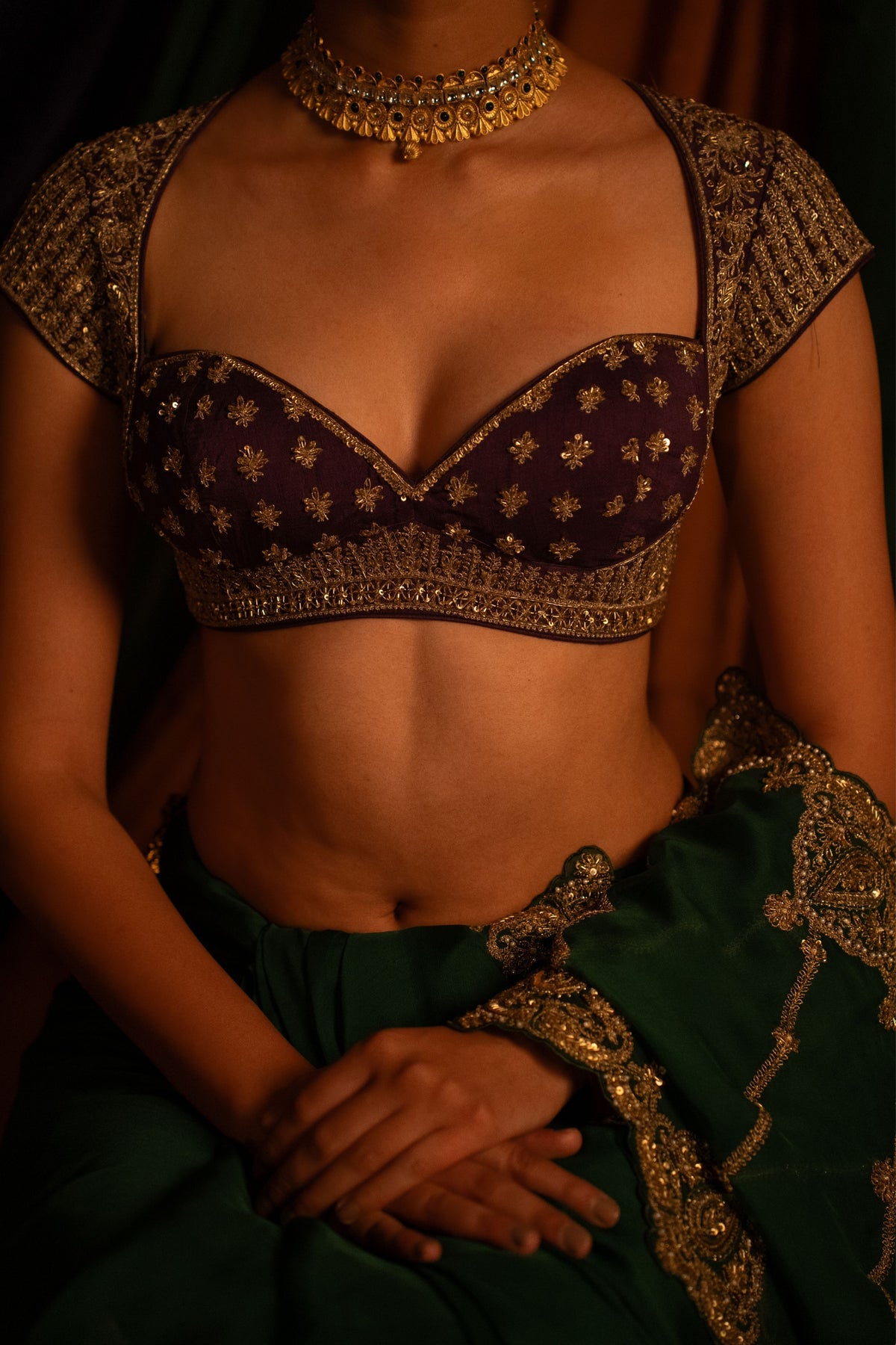 Mayur Rang Saree Set