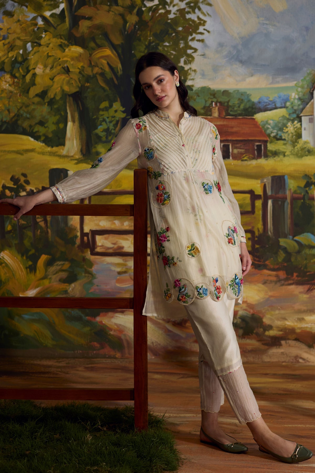 Lumina Embroidered Kurta