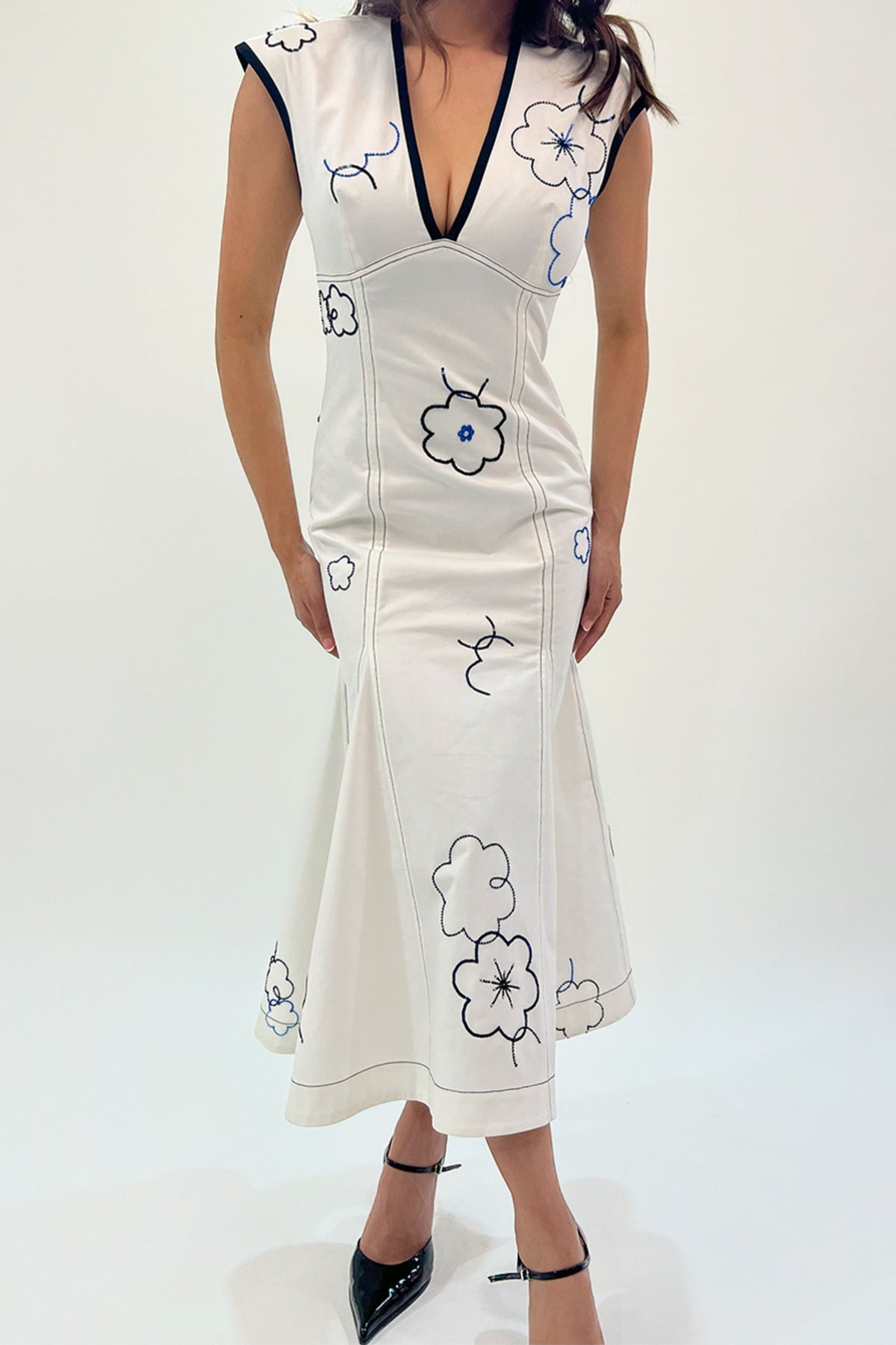 Peony Embellished Dress