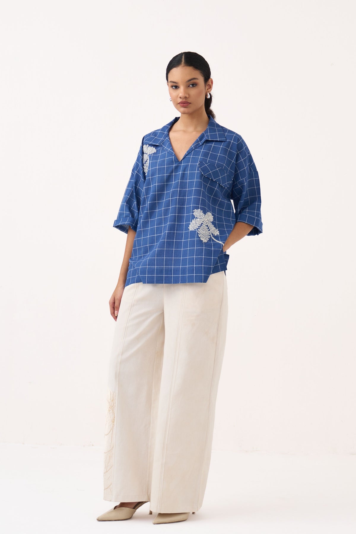 V Neck Co-Ord Set