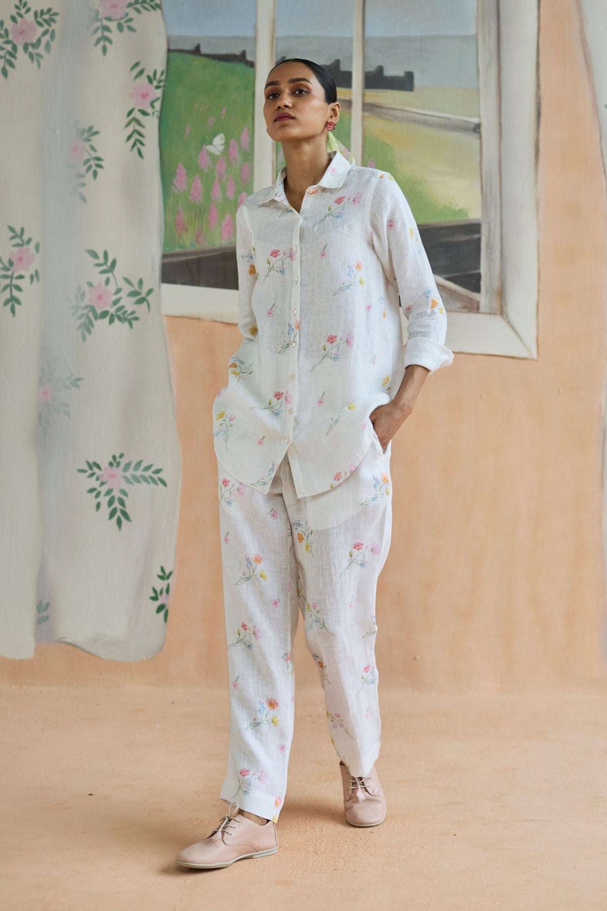 Florist Co-ord Set Linen