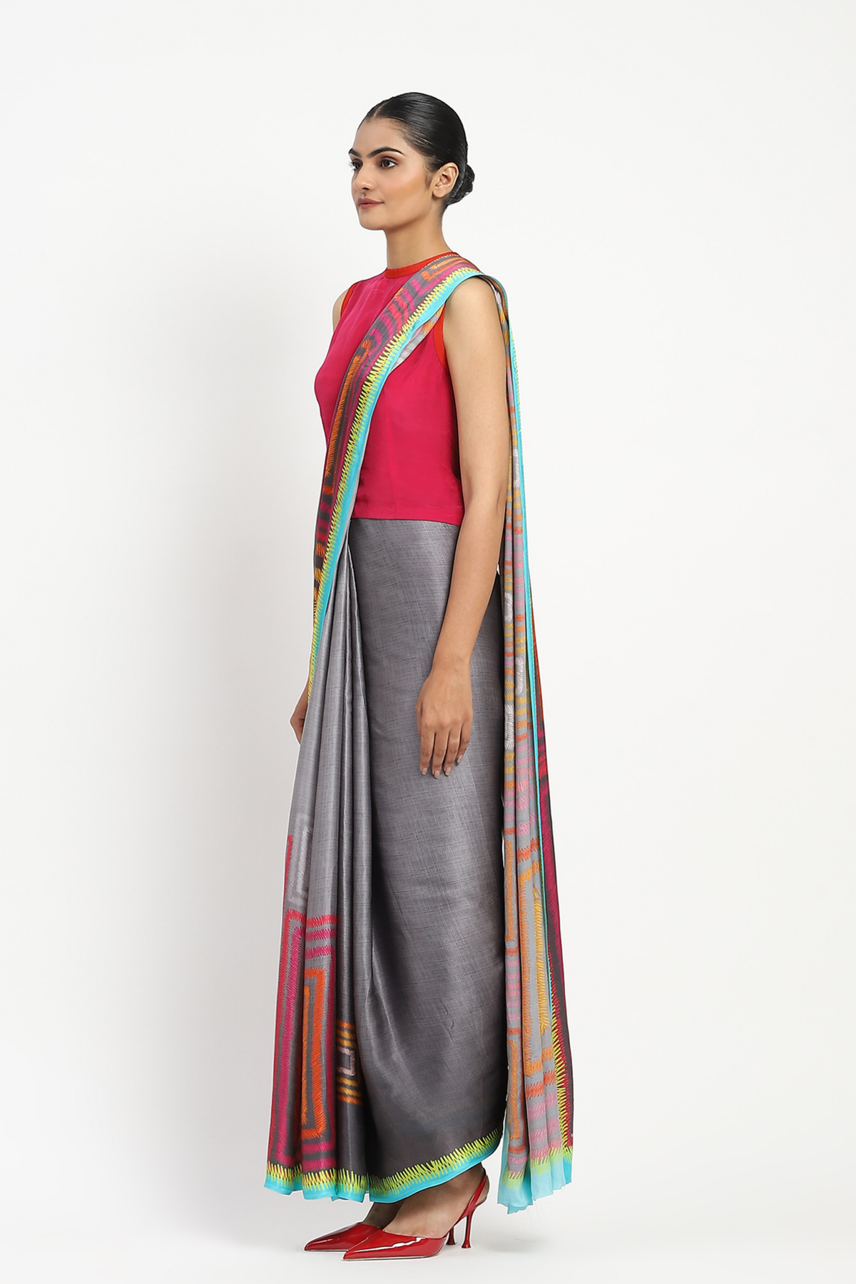 Stun Two Three Printed Saree