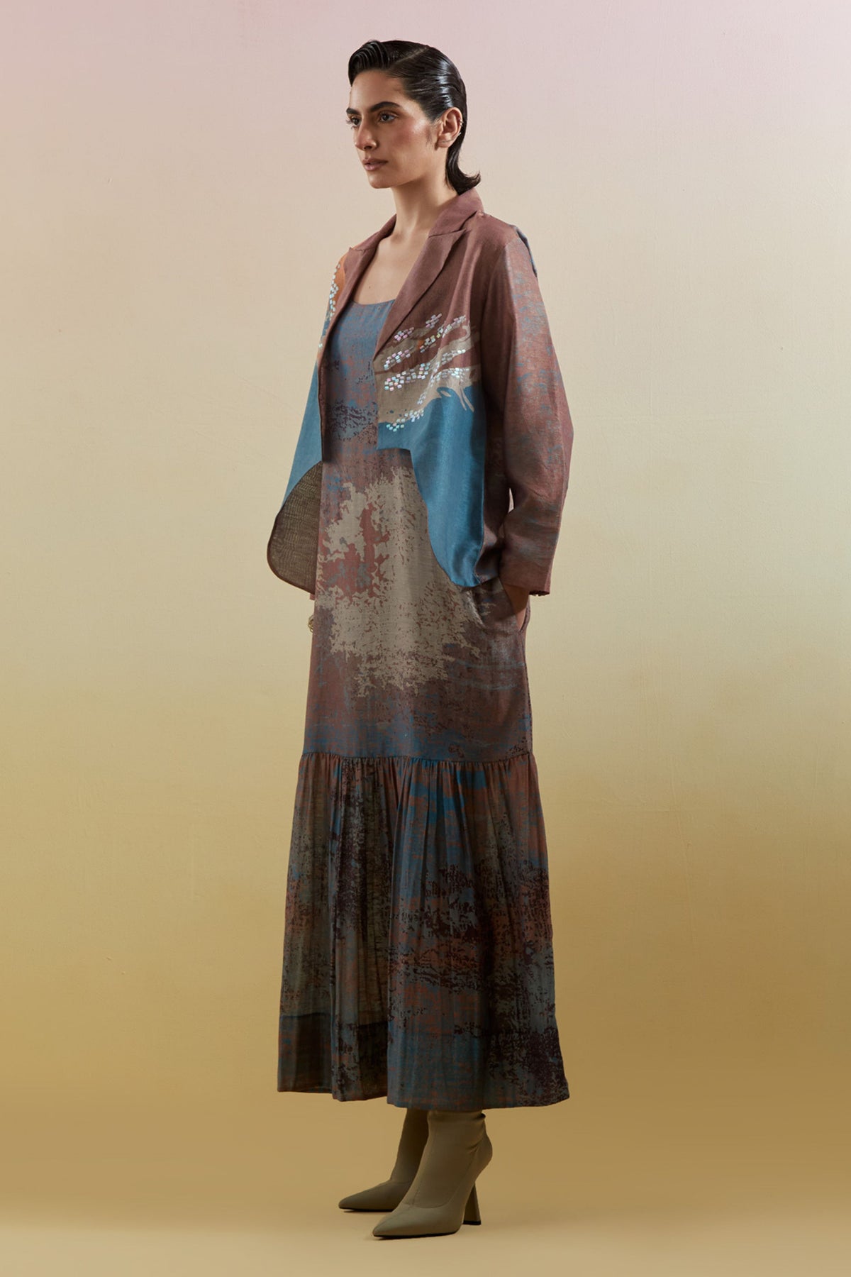 Asymmetrical Jacket & Dress