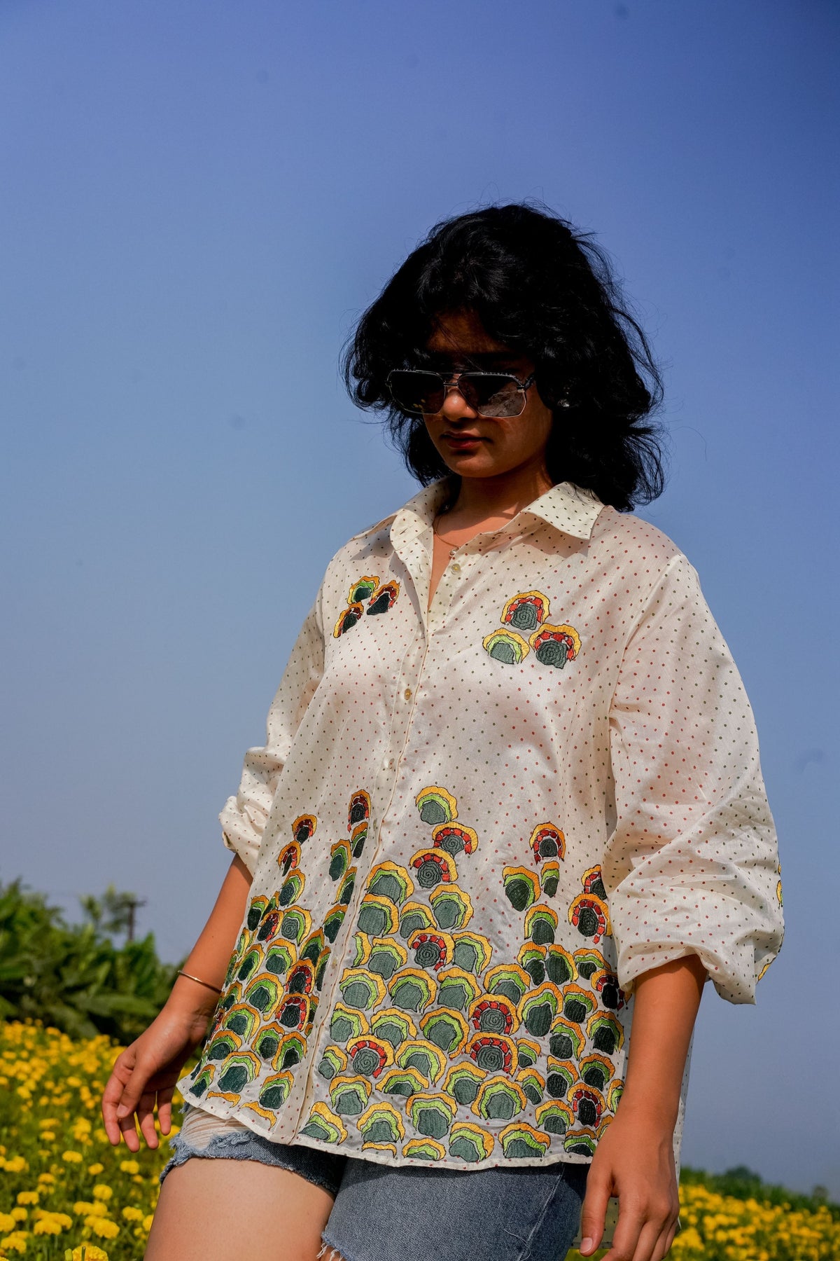 Aira Shirt In Ivory