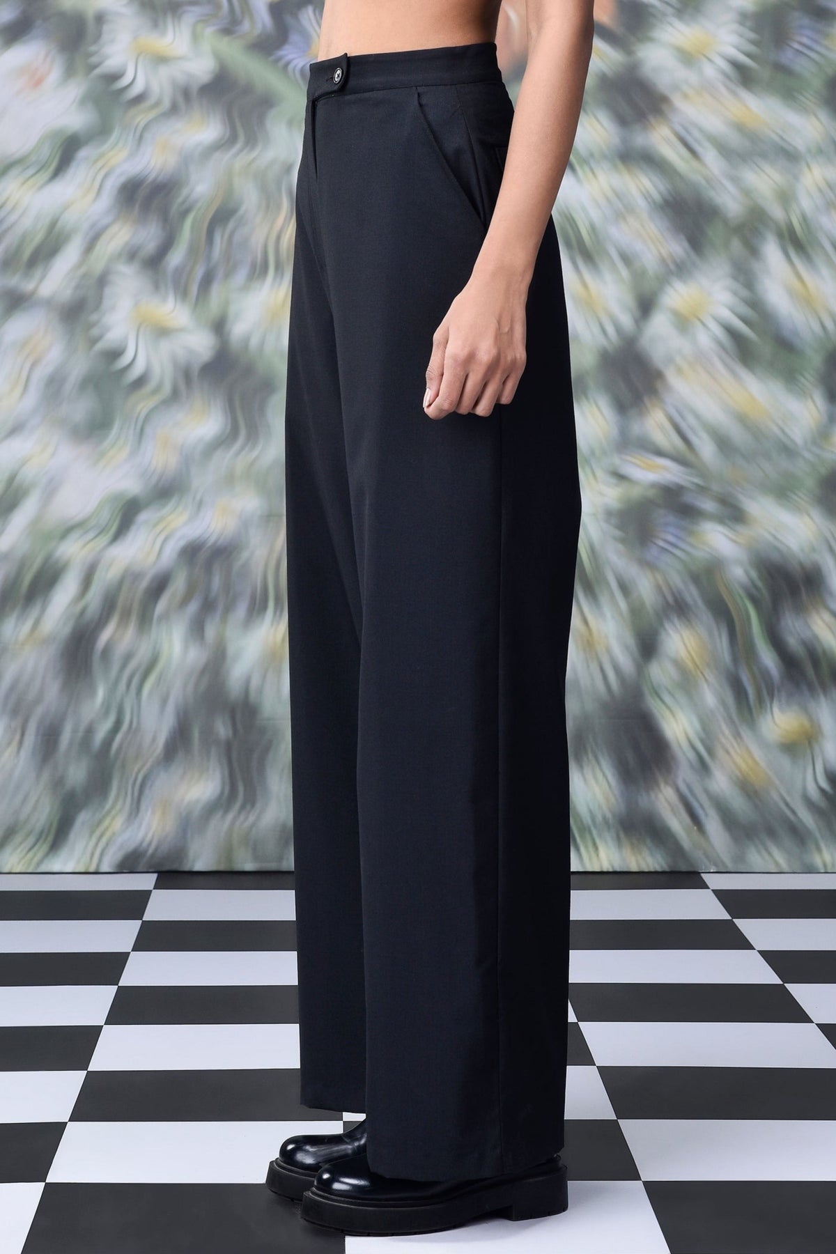 Women&#39;s Cotton Twill Trouser  Black
