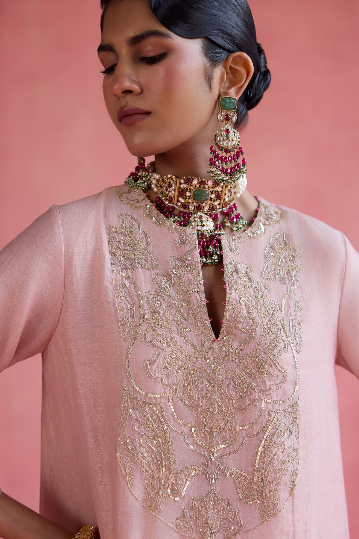 Inaya Pink Kurta Set