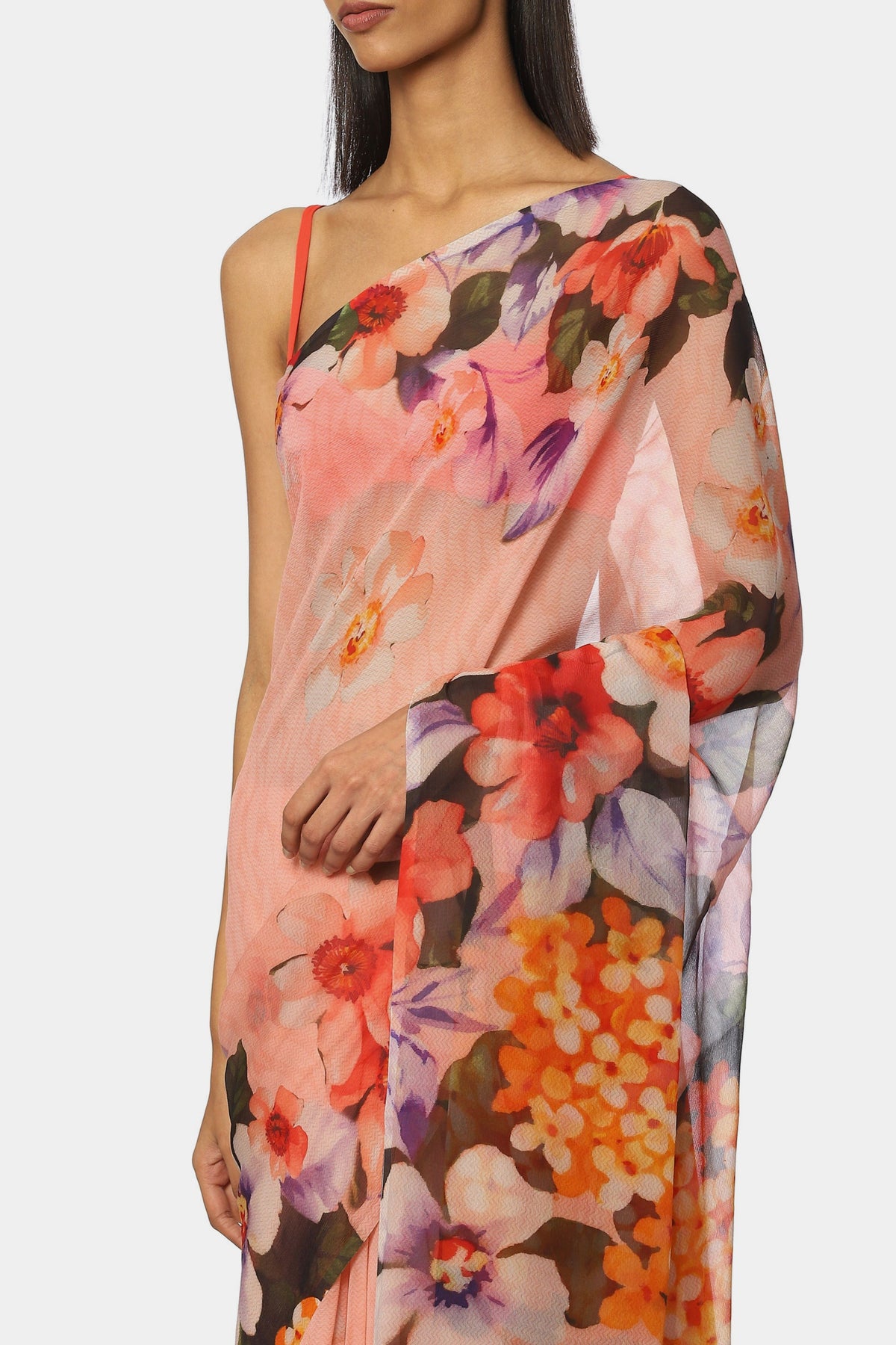 The Printed Powder Saree