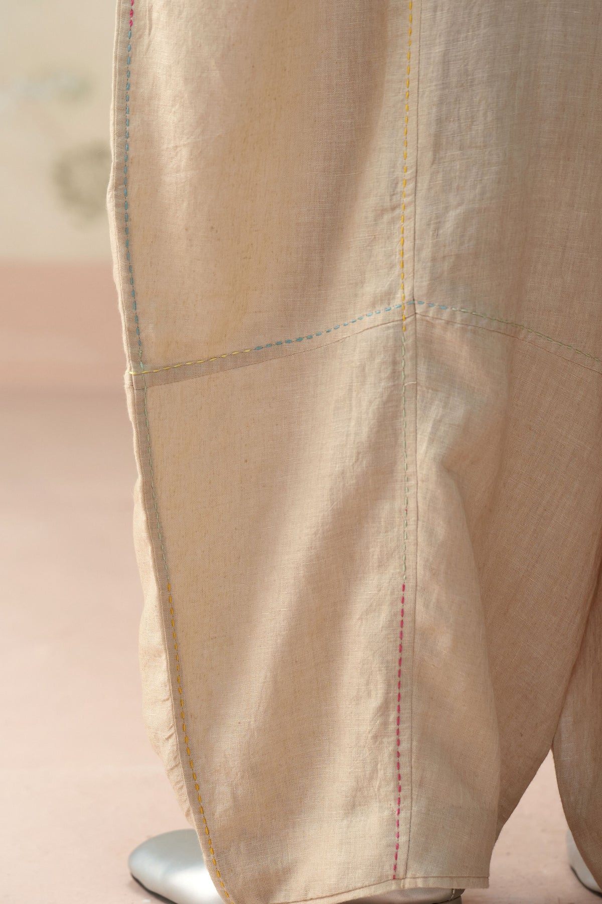 Stamen Beige Barrel Pants