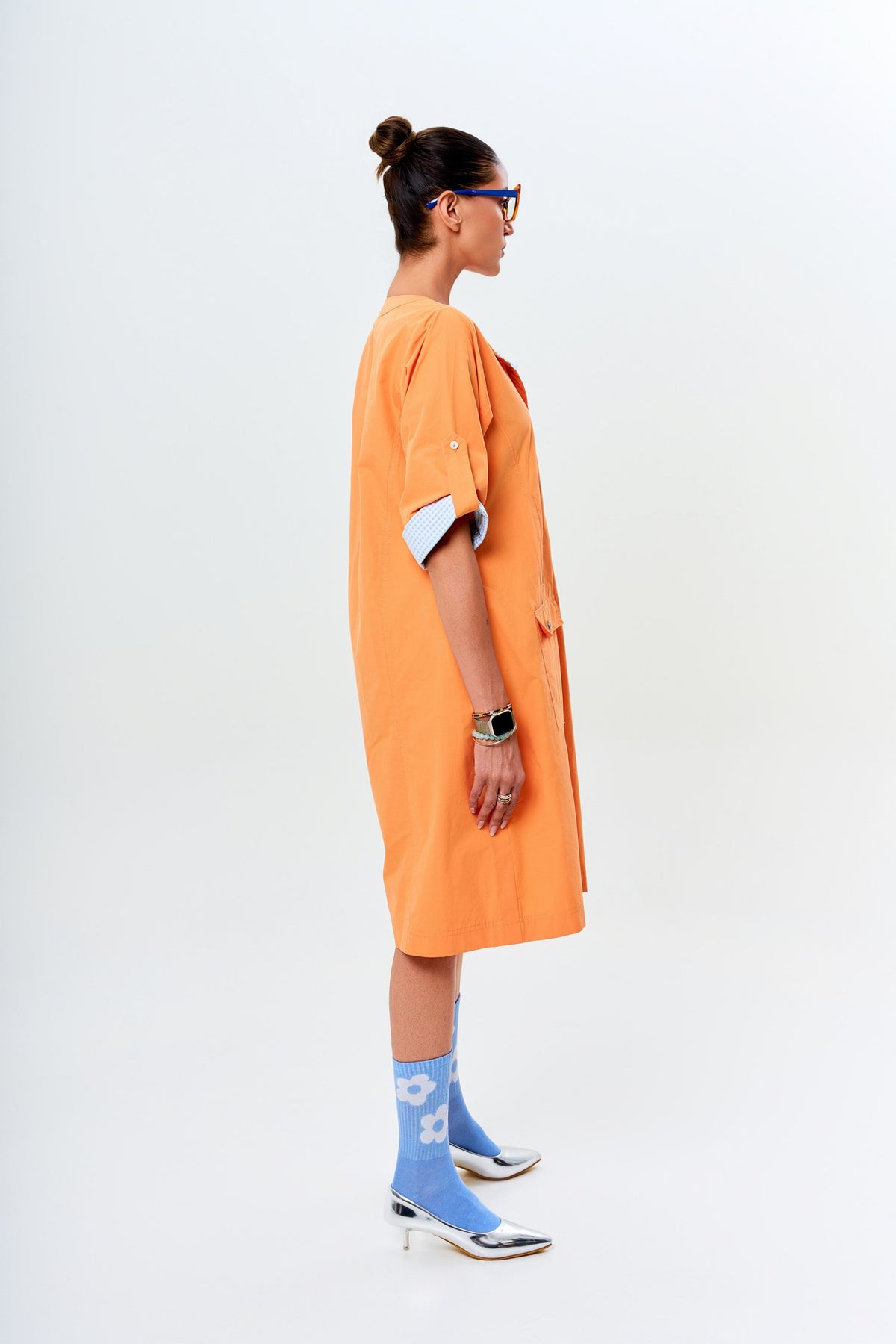 Ava Orange Dress