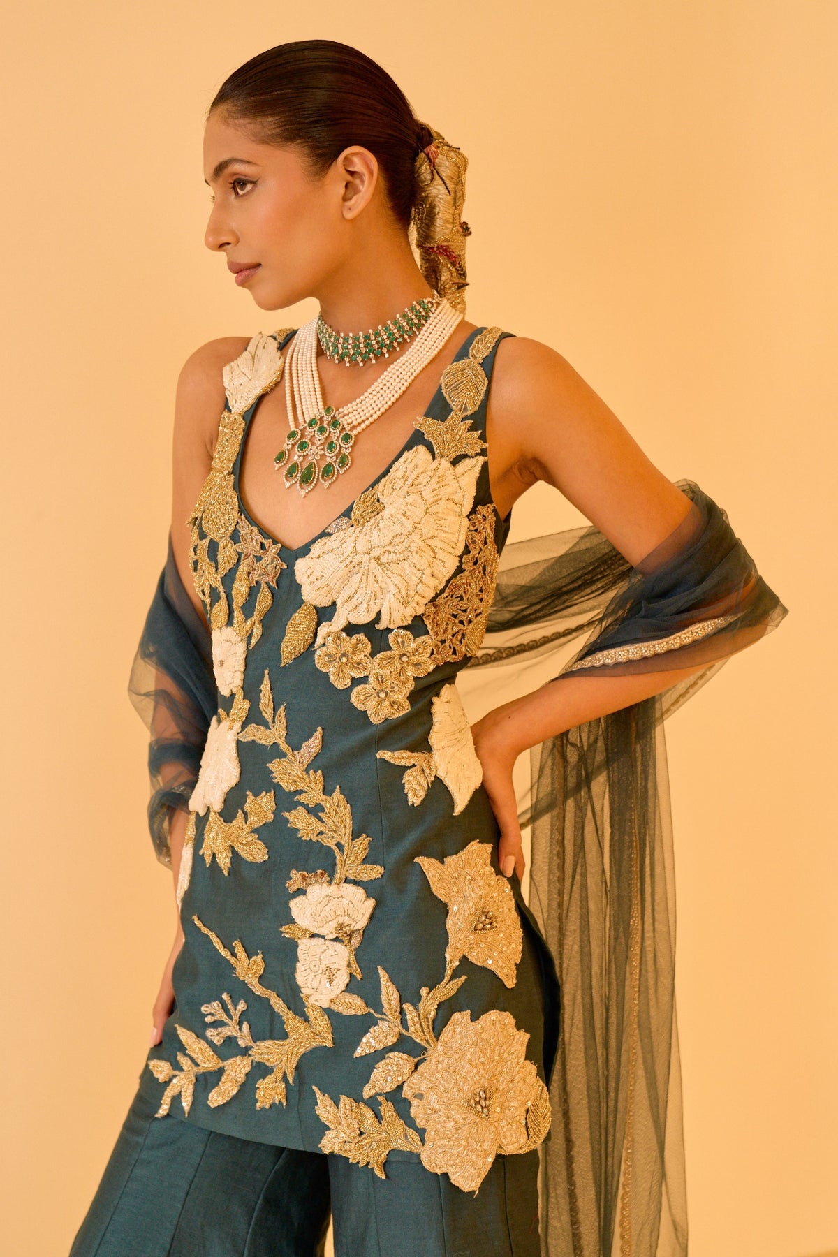 Azure Sharara Set