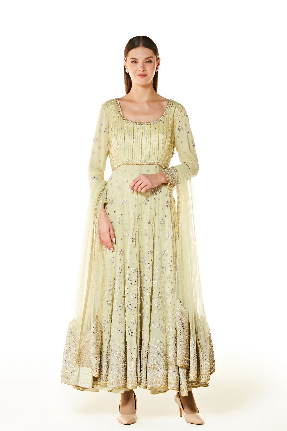 Ayat Sage Anarkali Set