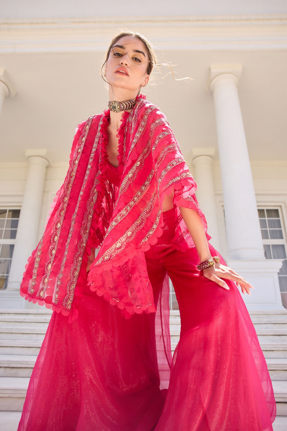 Roselle Sharara Set