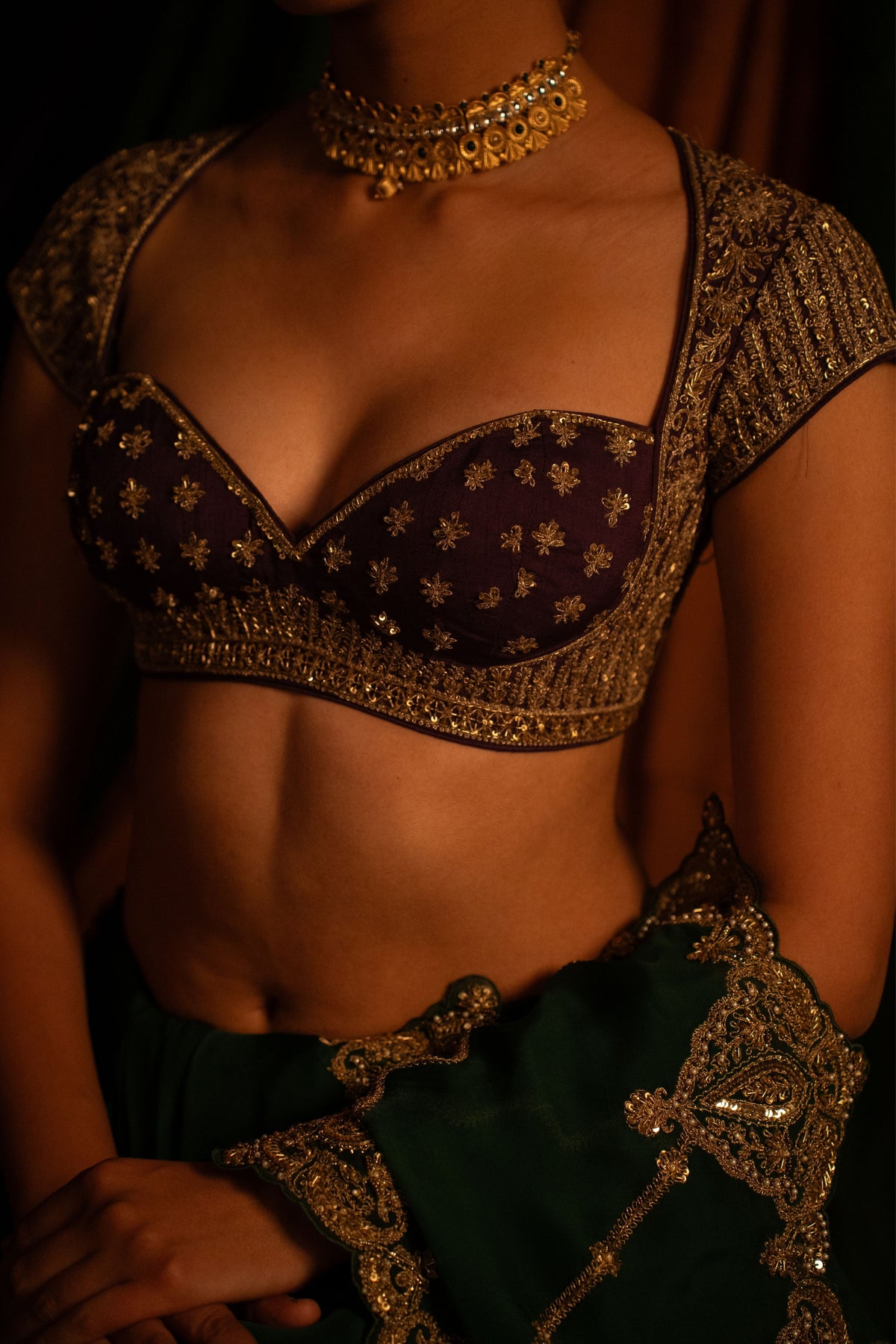 Mayur Rang Saree Set