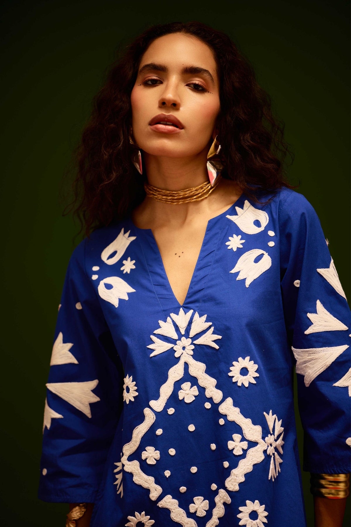 Blue Sitara Maxi Dress