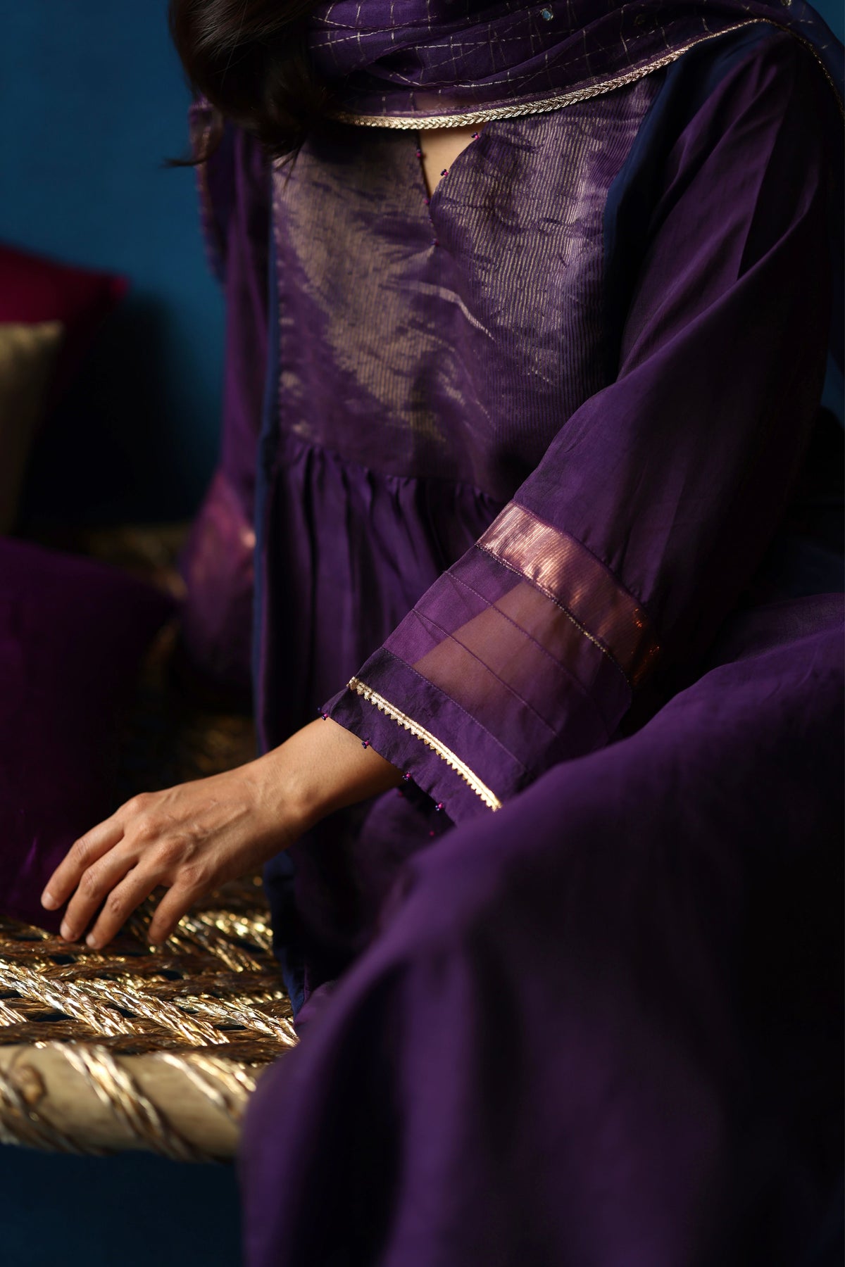 Midnight Blue Jamun Kurta Set