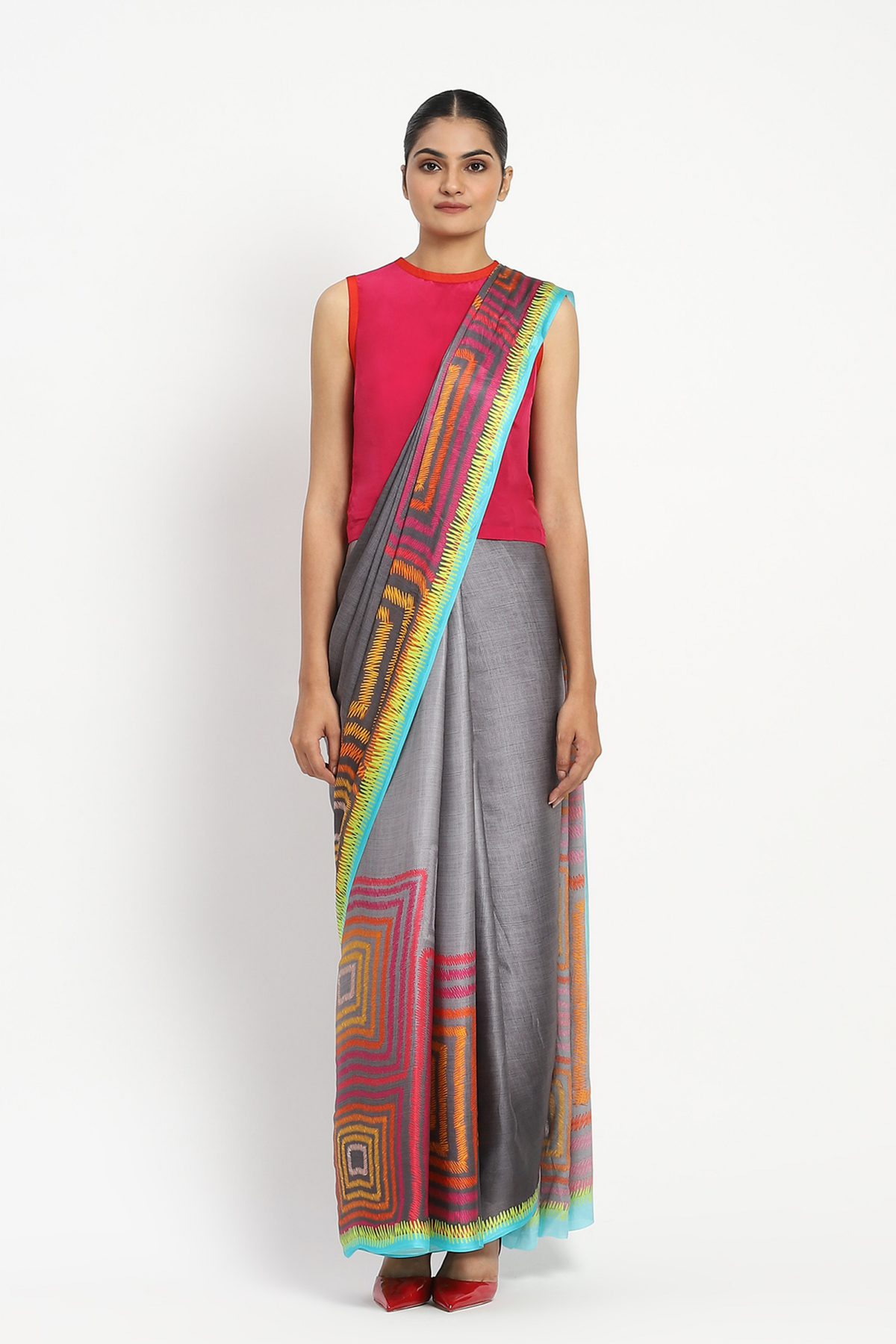 Stun Two Three Printed Saree