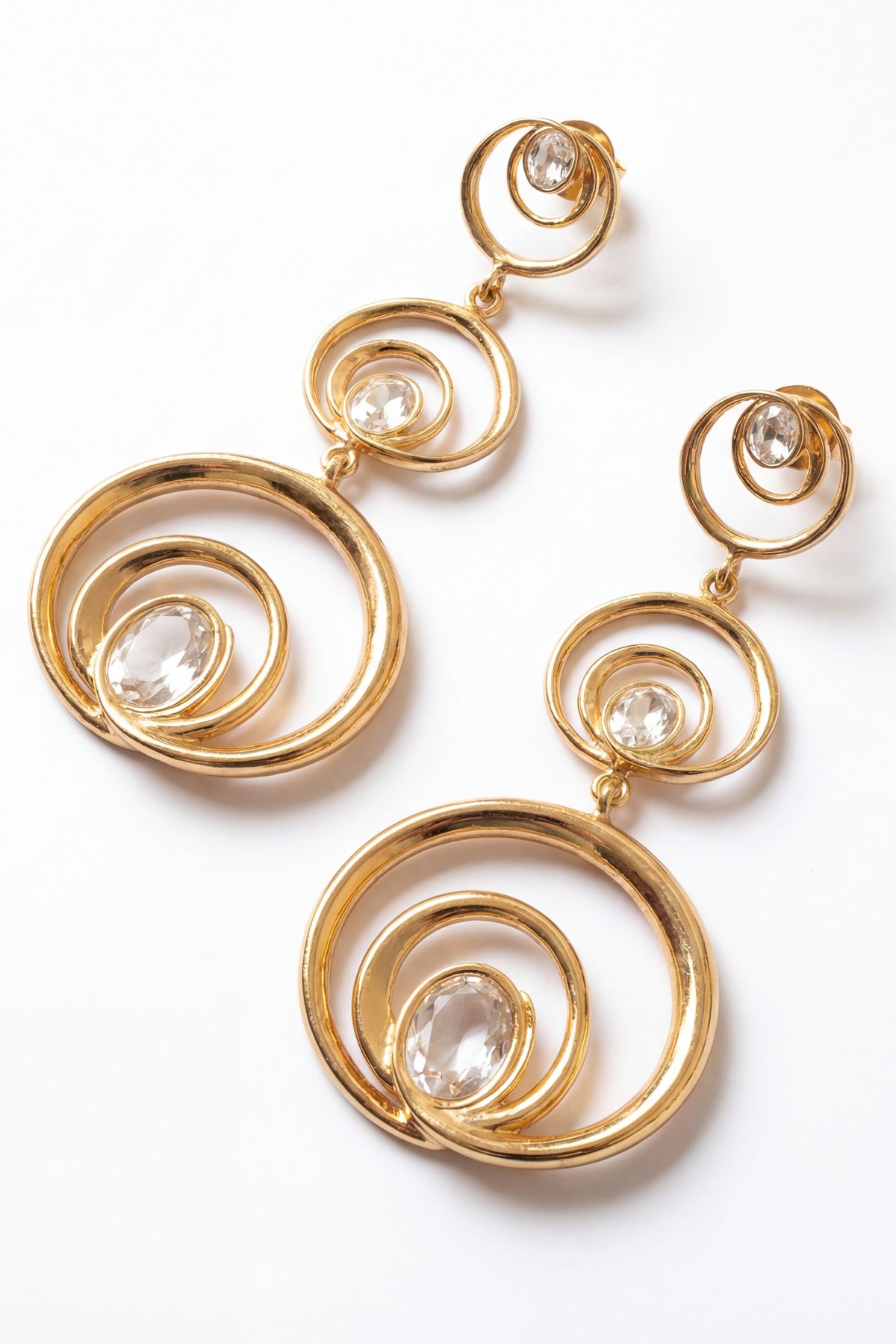 Wave Trio Earrings