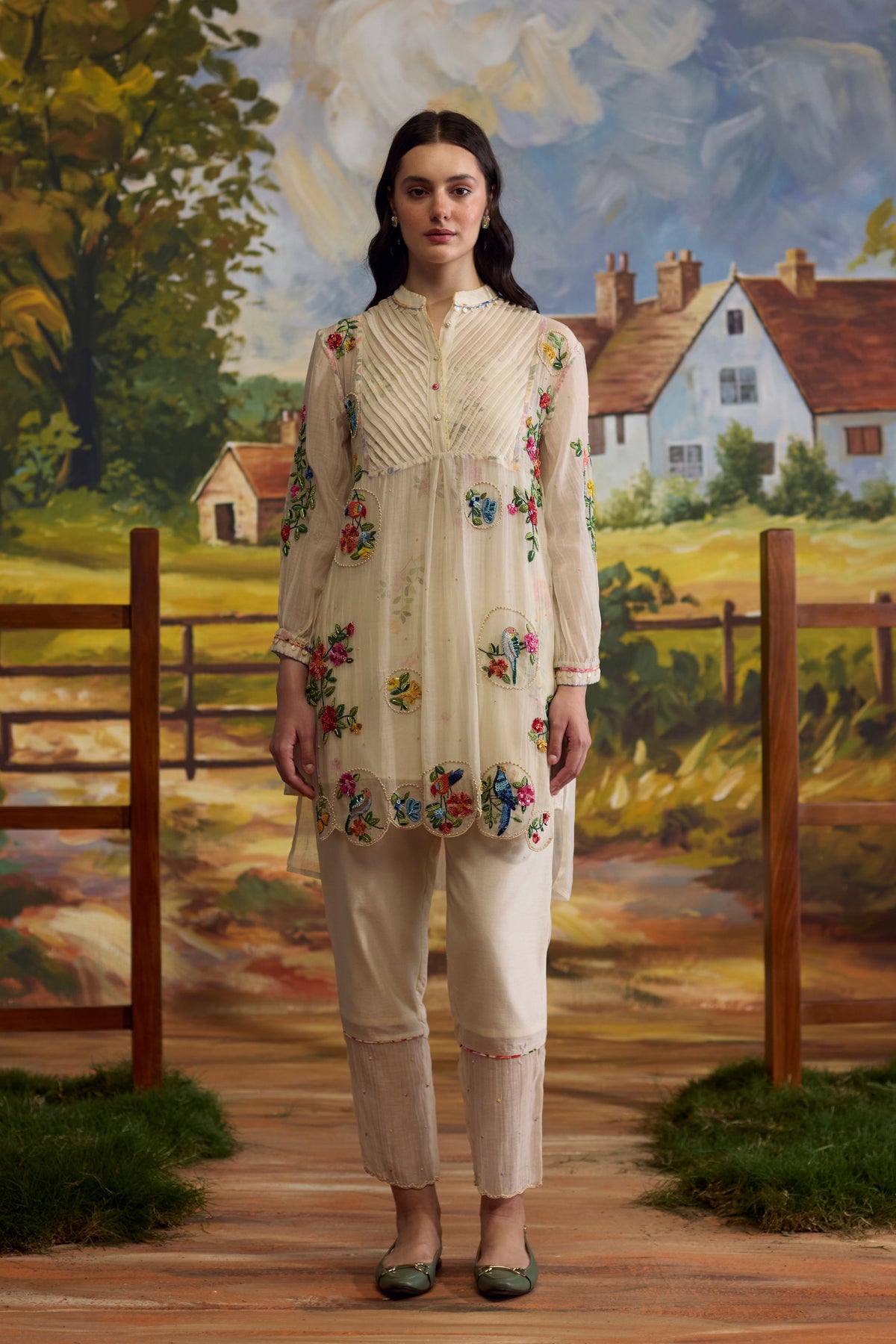 Lumina Embroidered Kurta