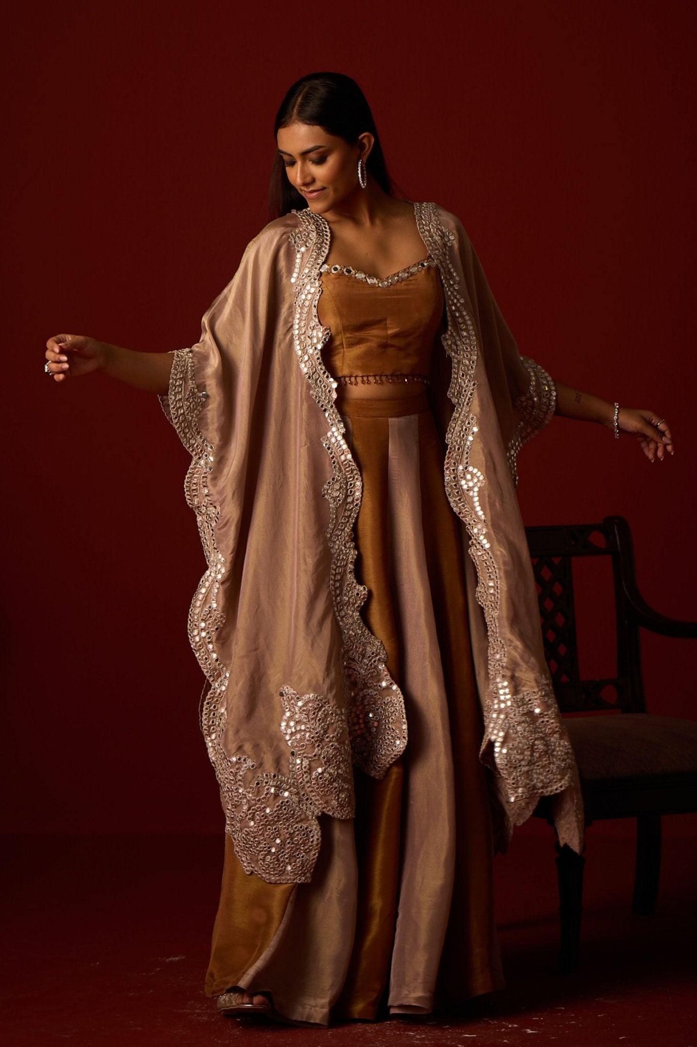 Panelled Tissue Palazzos - Twenty Nine - Elahe