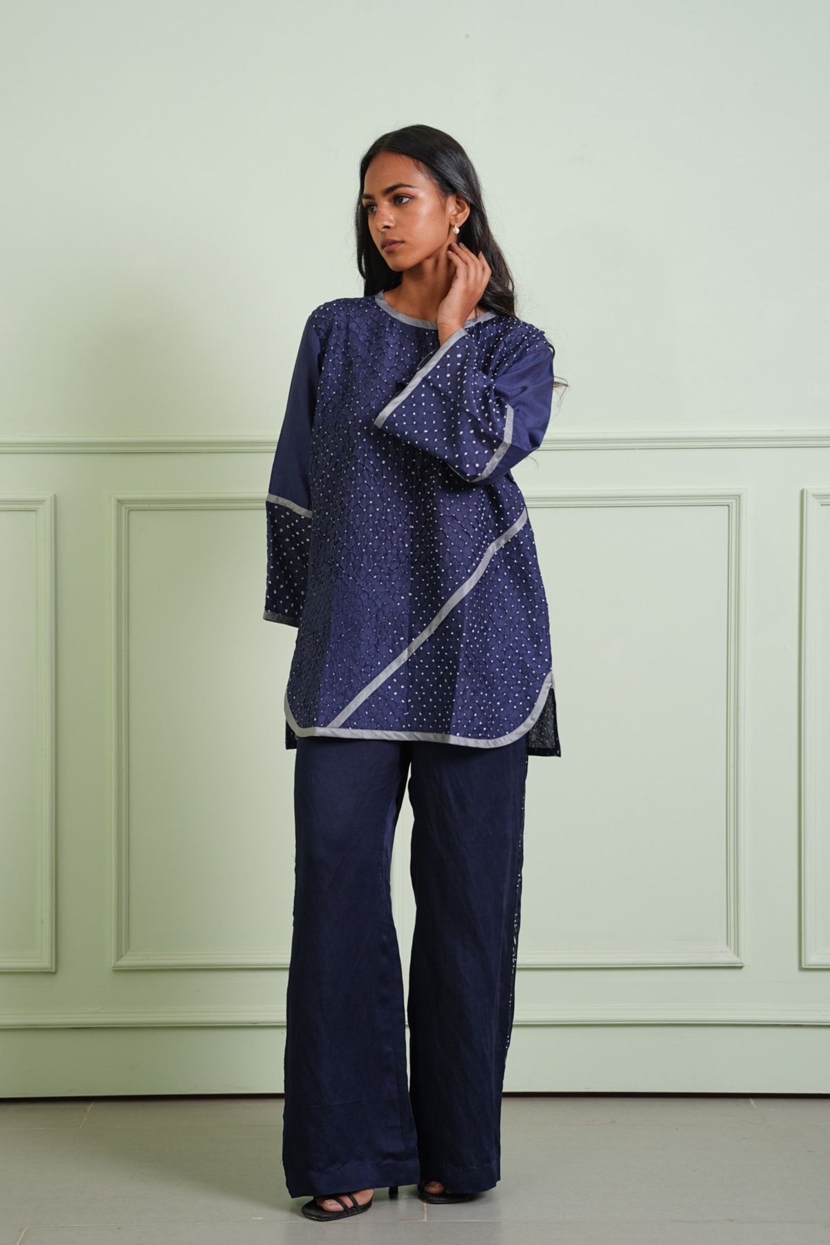 Mirrorwork Embellished Palazzos
