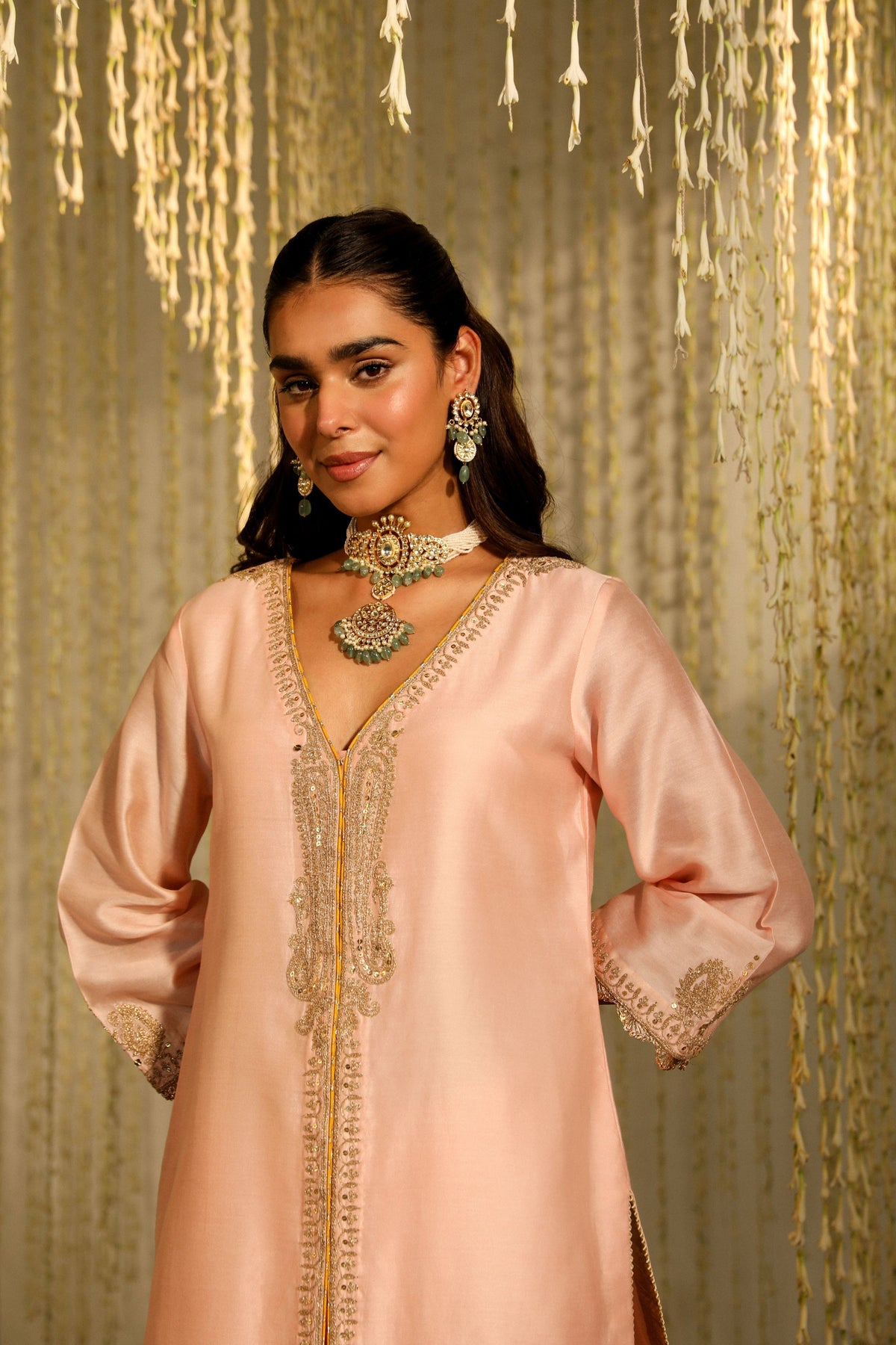 Umrah Pink Kurta Set