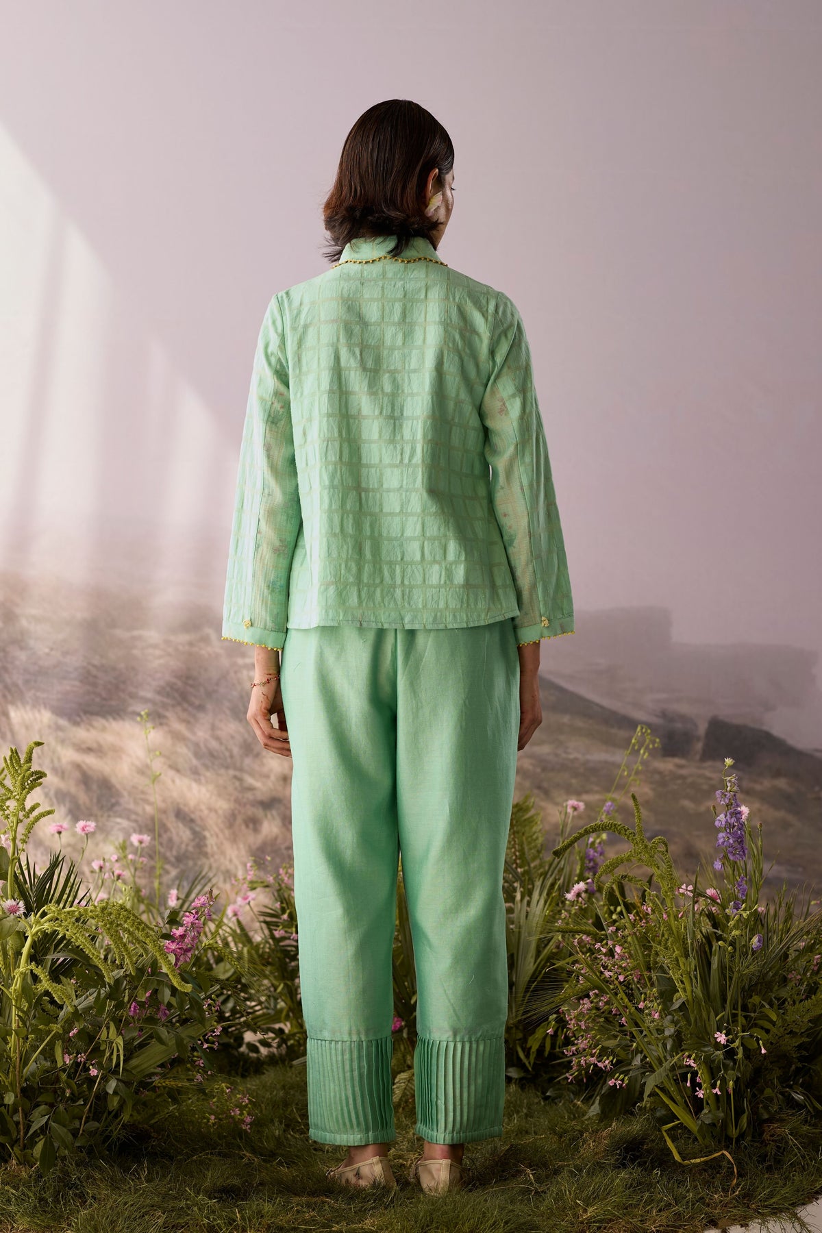 Seaglass Cuffed Pants