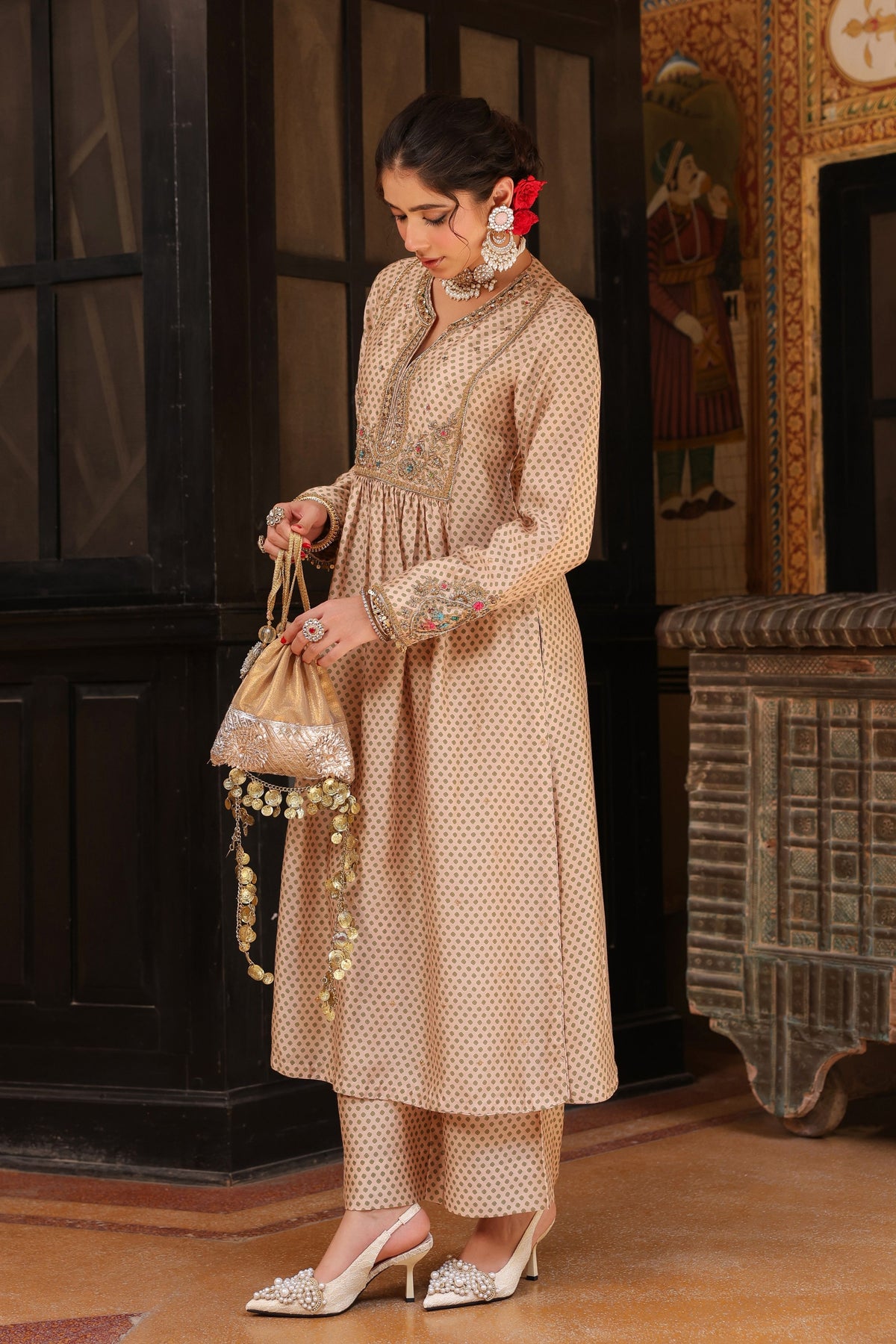 Ahista Ivory Kurta Set