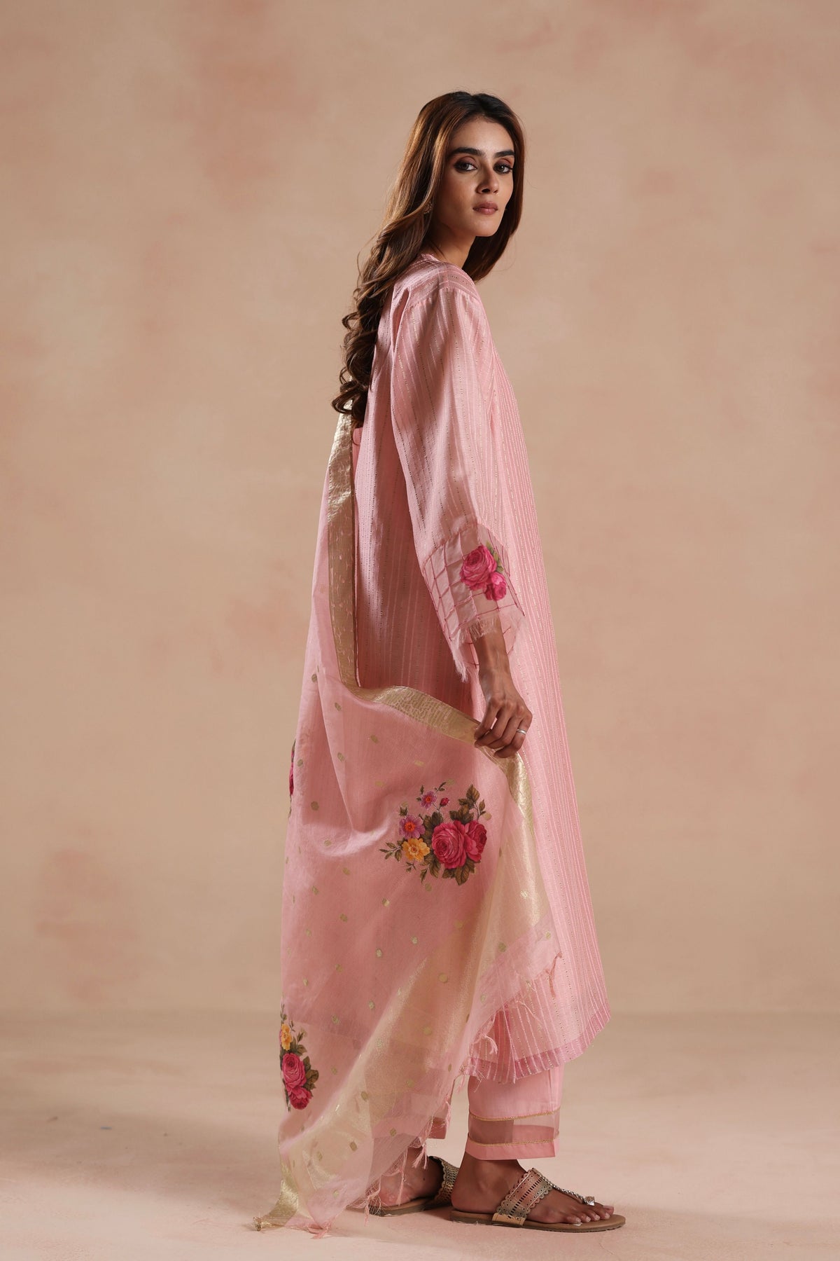 Sidra Pink Kurta Set