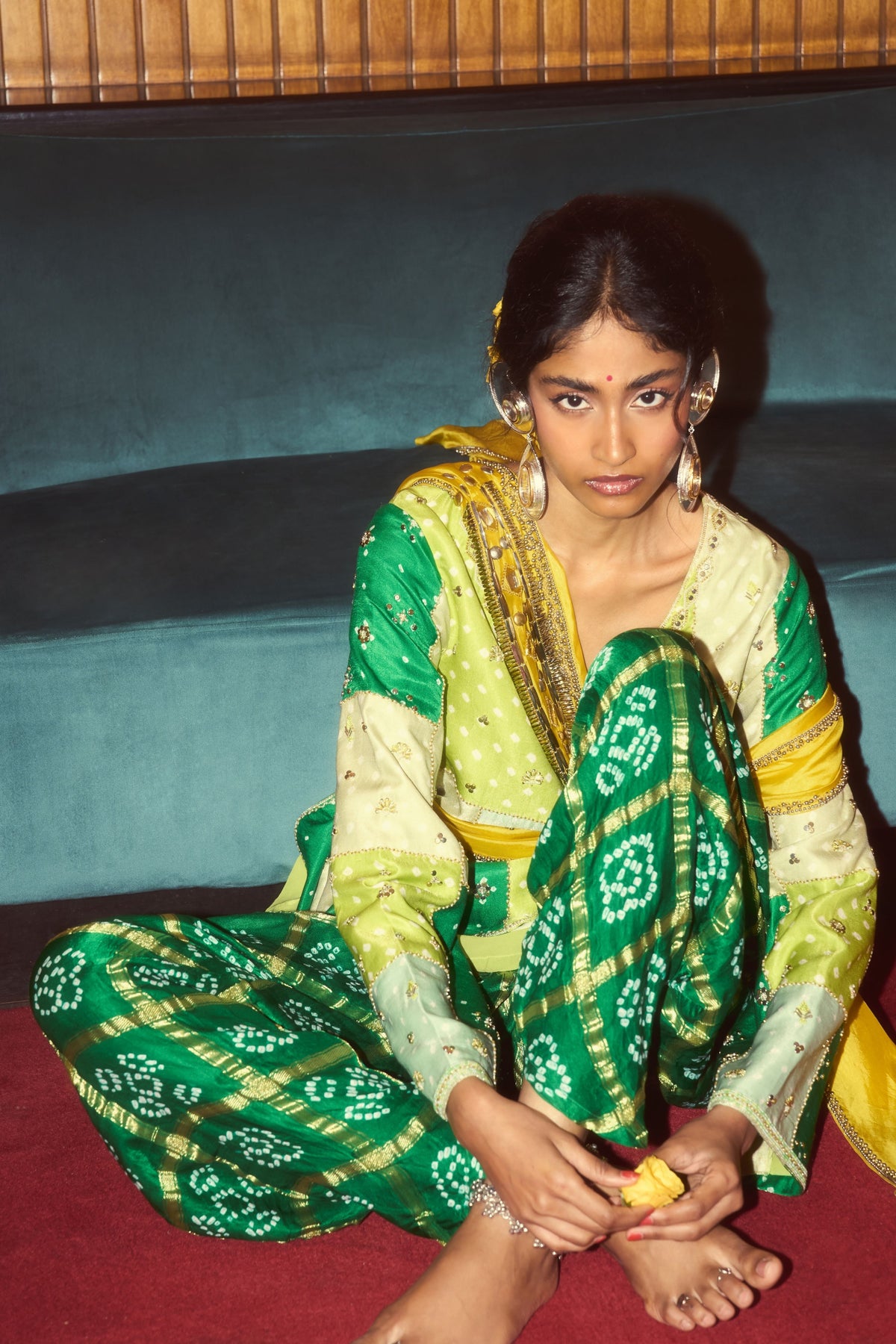 Maya Emerald Green Kurta Set