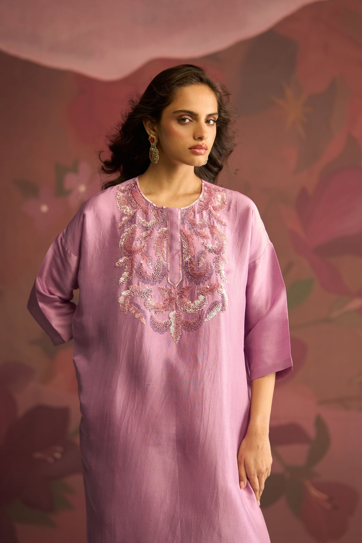 Lavender Veil Kurta Set